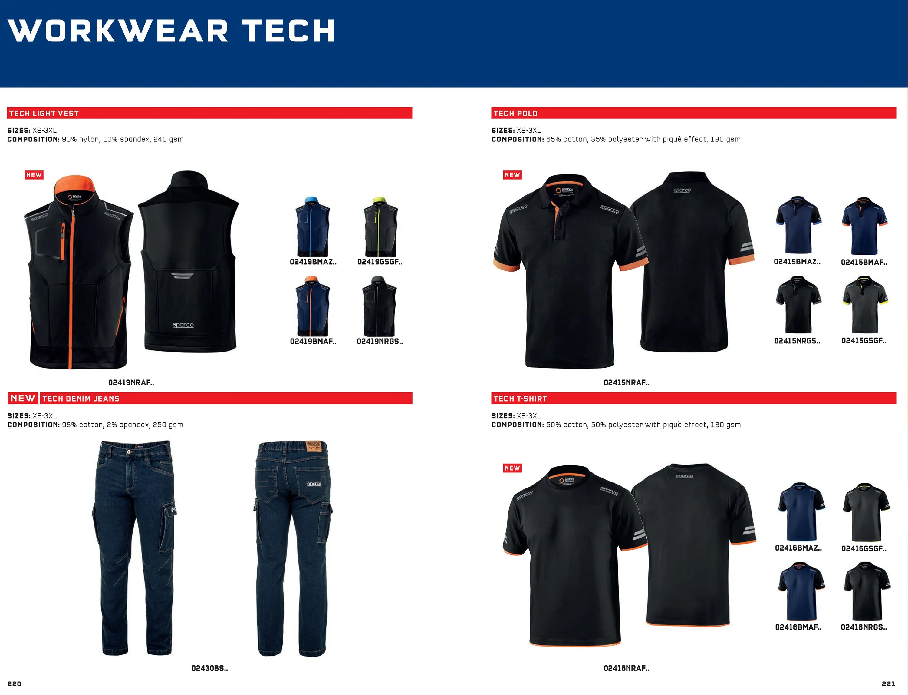 02400 Sparco Boston Cargo Pants Multiseason Trousers