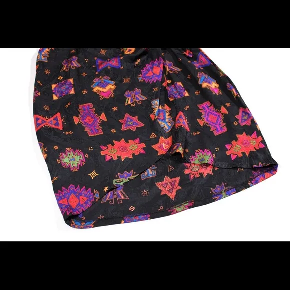 100% SILK early 90s wrap skirt
