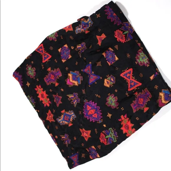 100% SILK early 90s wrap skirt