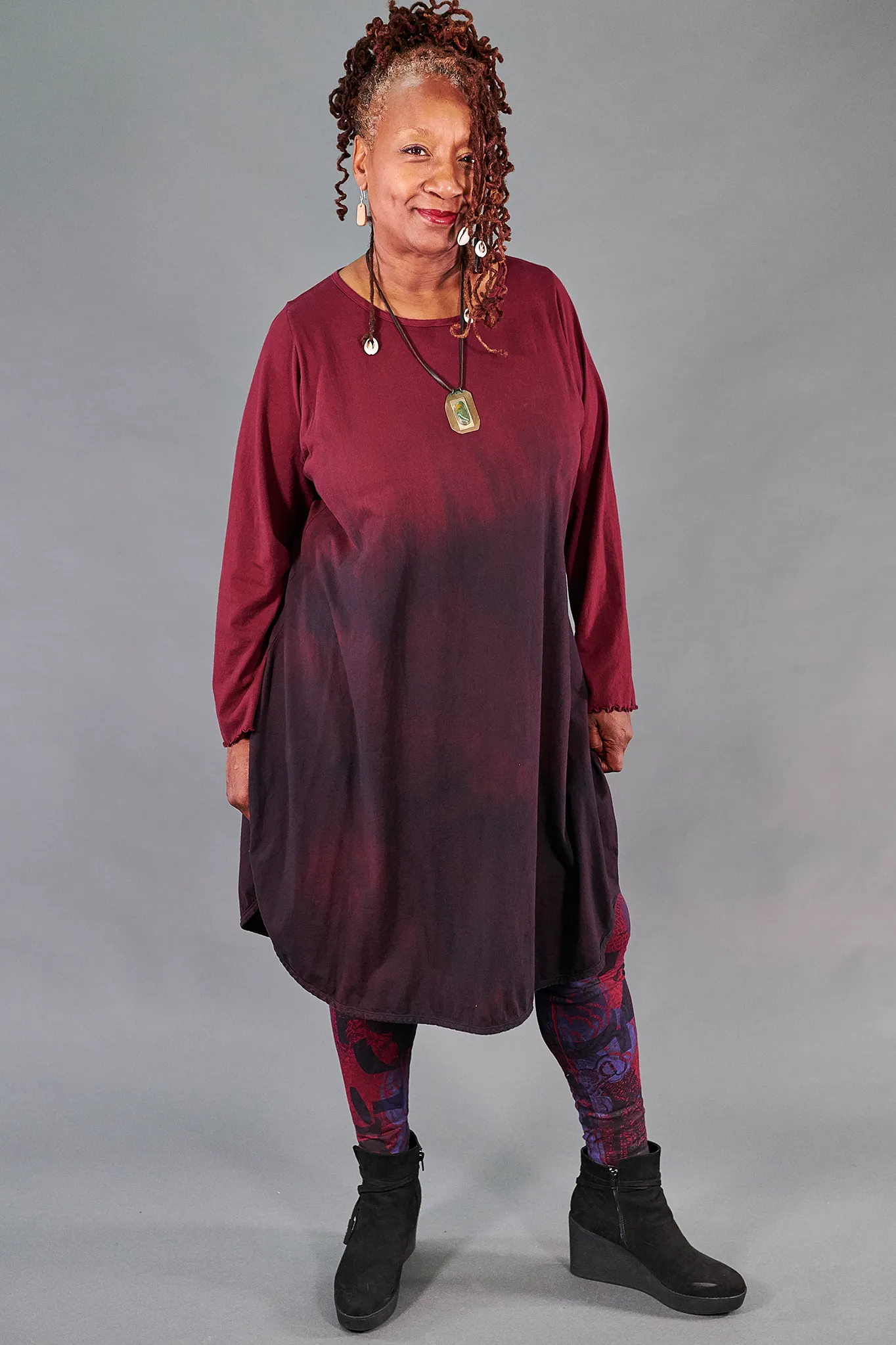 1257 HD Natalia Tunic Rowan/Noir-U