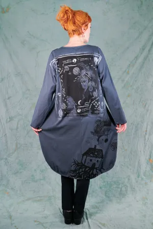 1257 Natalia Tunic Sea Grey-Printed Back -P
