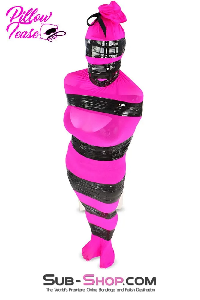 1517DL      Sheer Encasement Pink Silk Full Body Sack - MEGA Deal