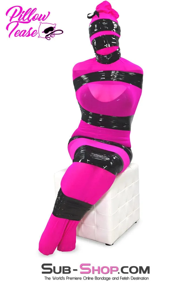 1517DL      Sheer Encasement Pink Silk Full Body Sack - MEGA Deal