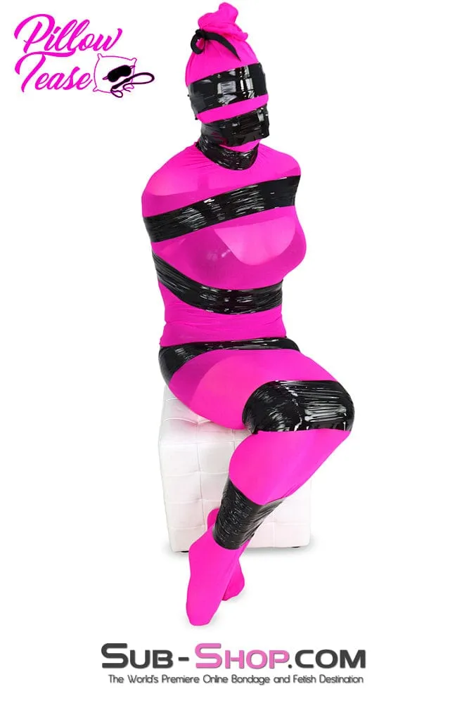 1517DL      Sheer Encasement Pink Silk Full Body Sack - MEGA Deal