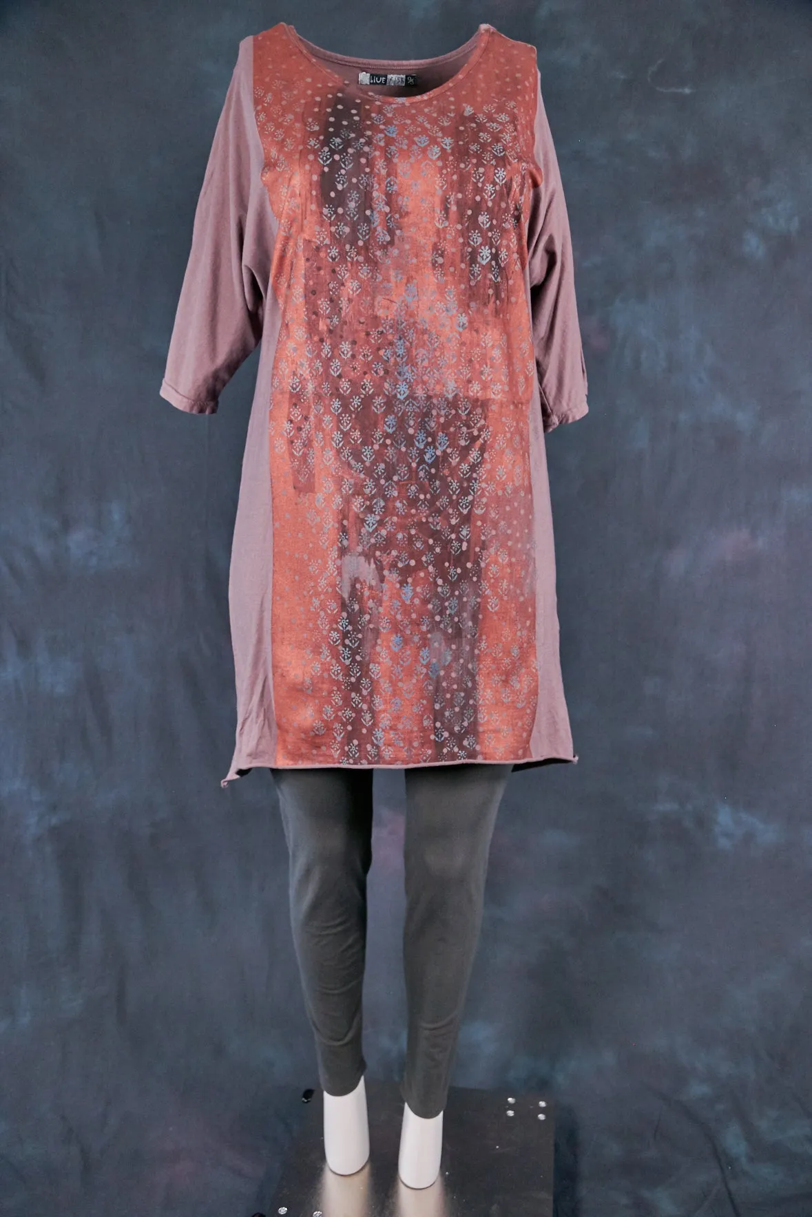 1564 Slim Fit Art Tunic Flint-Distressed Copper Patina