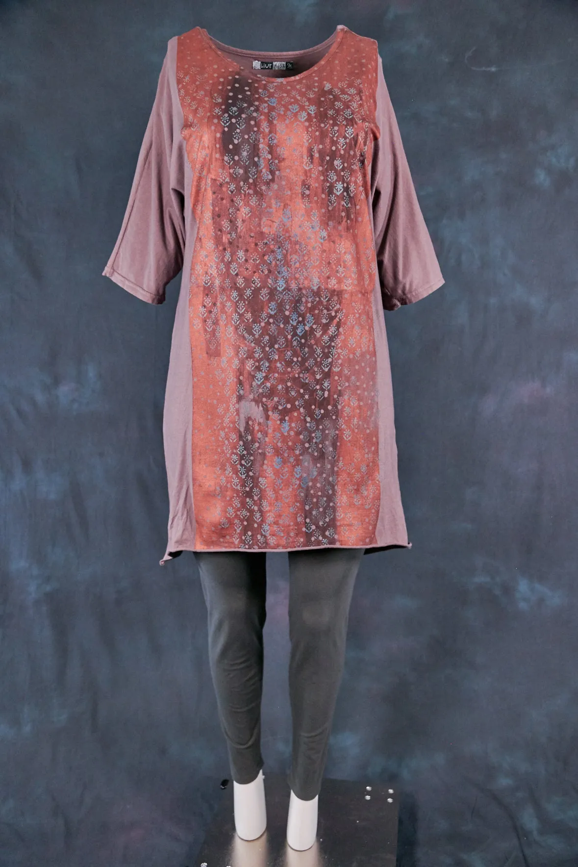1564 Slim Fit Art Tunic Flint-Distressed Copper Patina