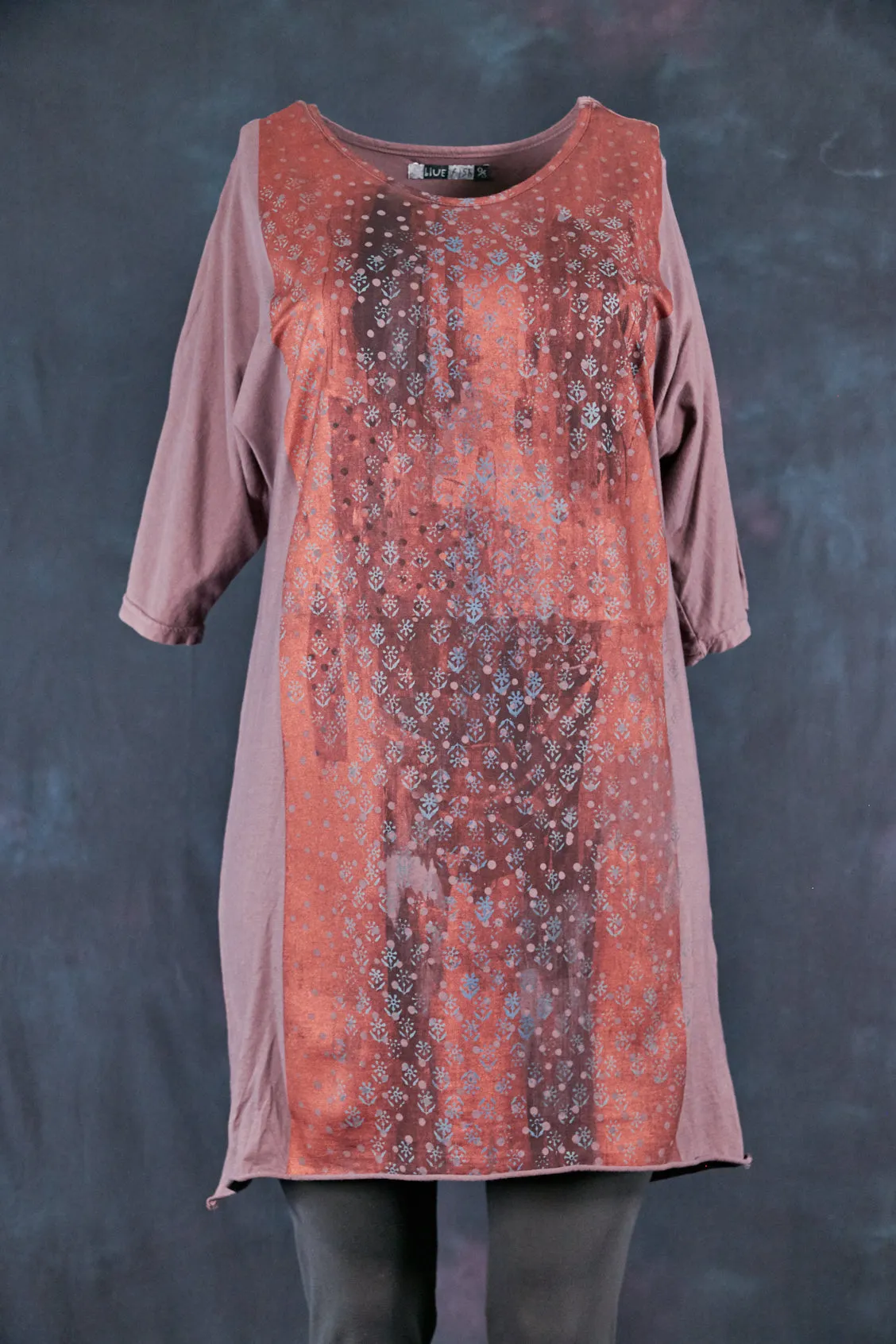 1564 Slim Fit Art Tunic Flint-Distressed Copper Patina