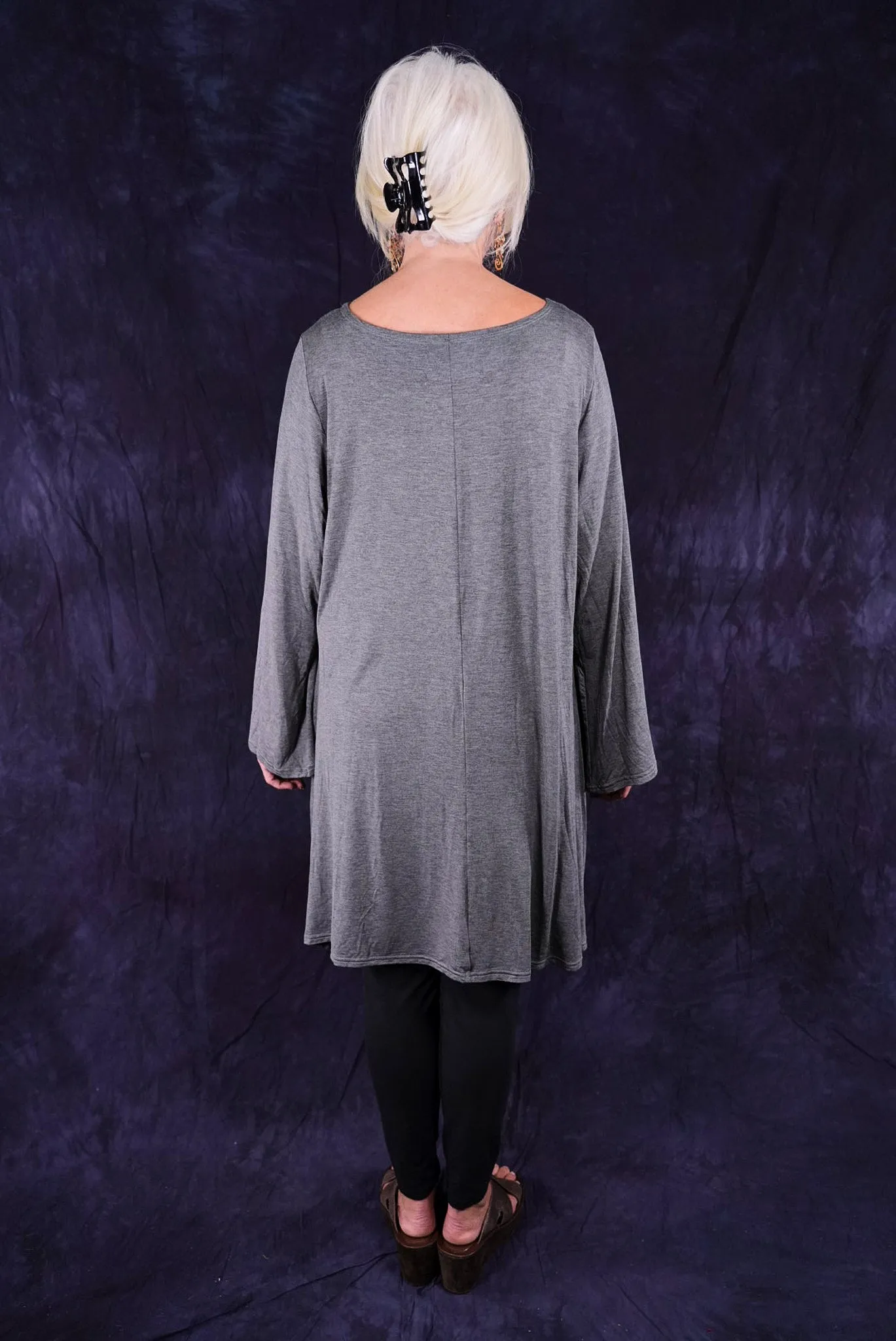 1574 A-line Layering Tunic Grey-U