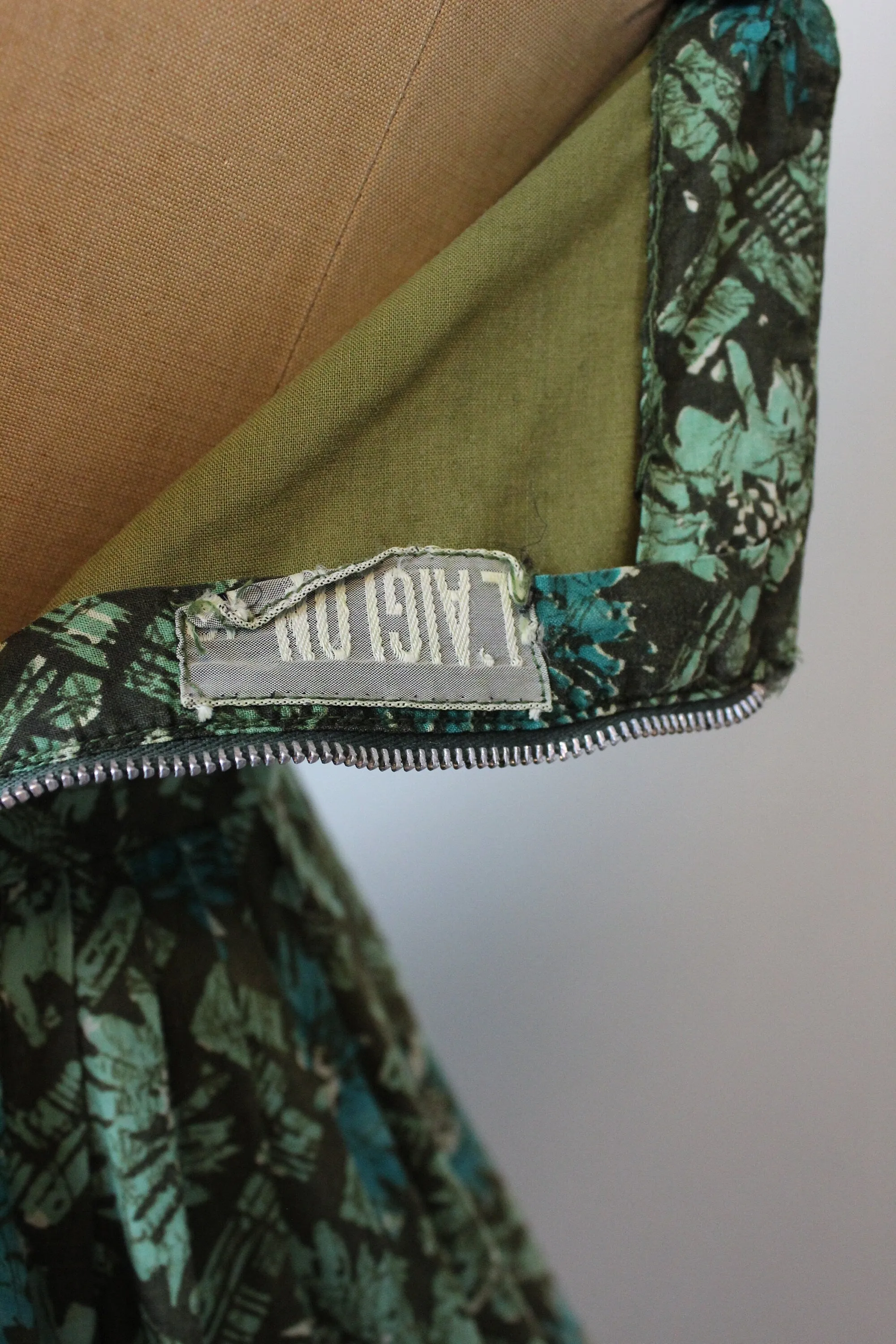 1950s L'AIGLON COTTON halter dress xs | new spring summer