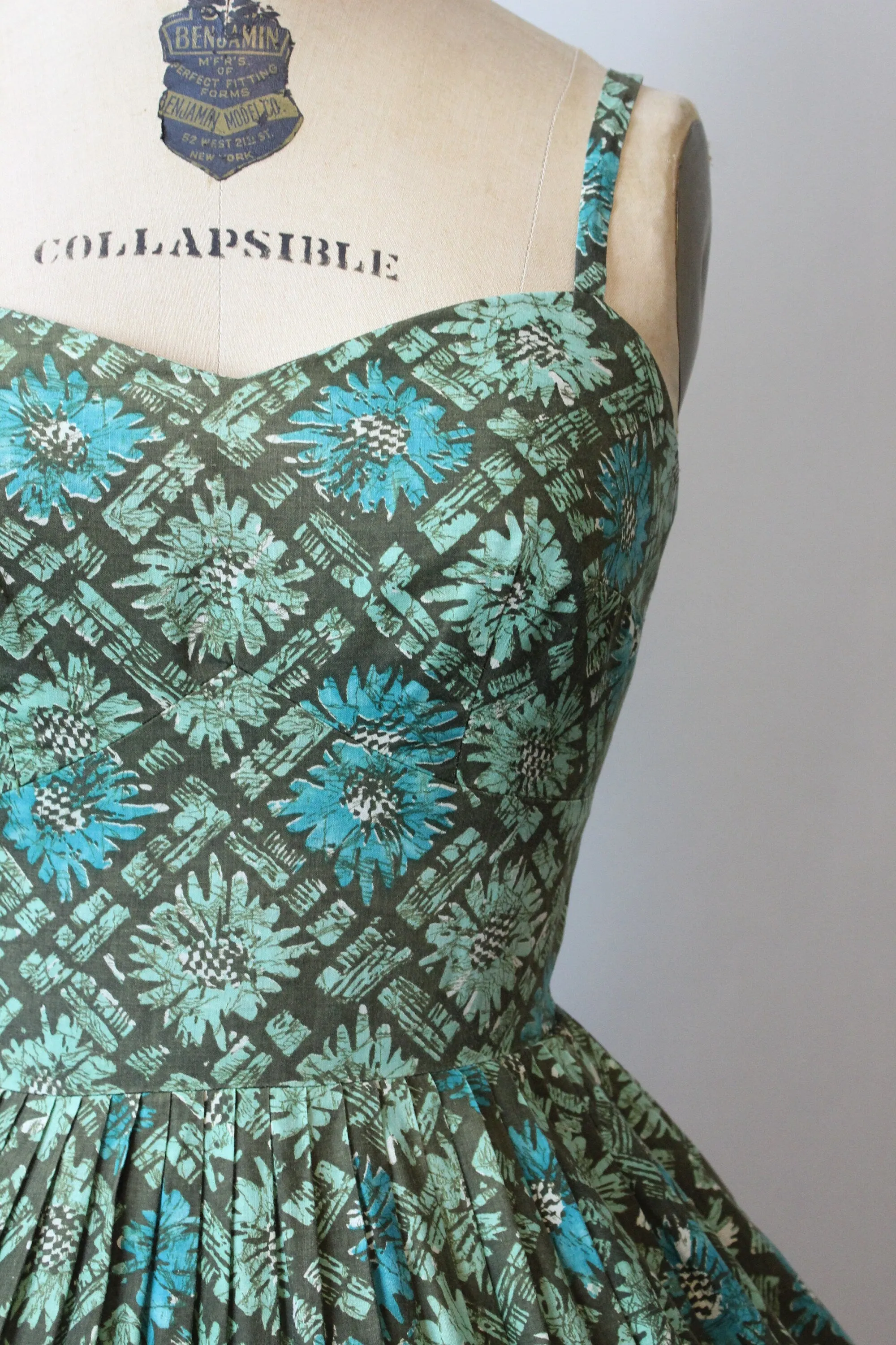 1950s L'AIGLON COTTON halter dress xs | new spring summer