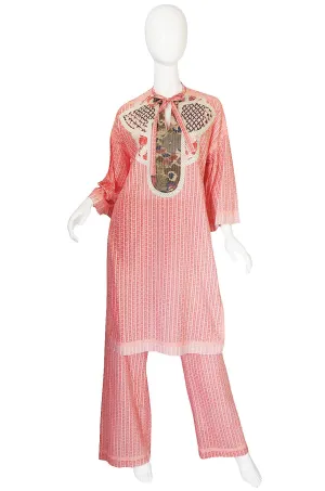 1970s Koos Van Den Akker Print Tunic & Pant