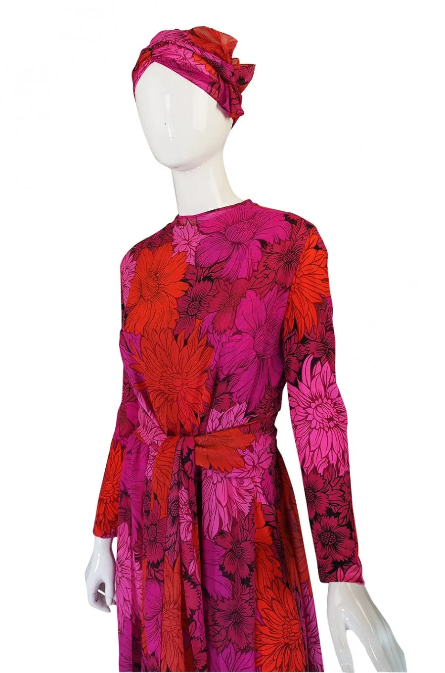 1970s LaMendola Jumpsuit & Turban Set