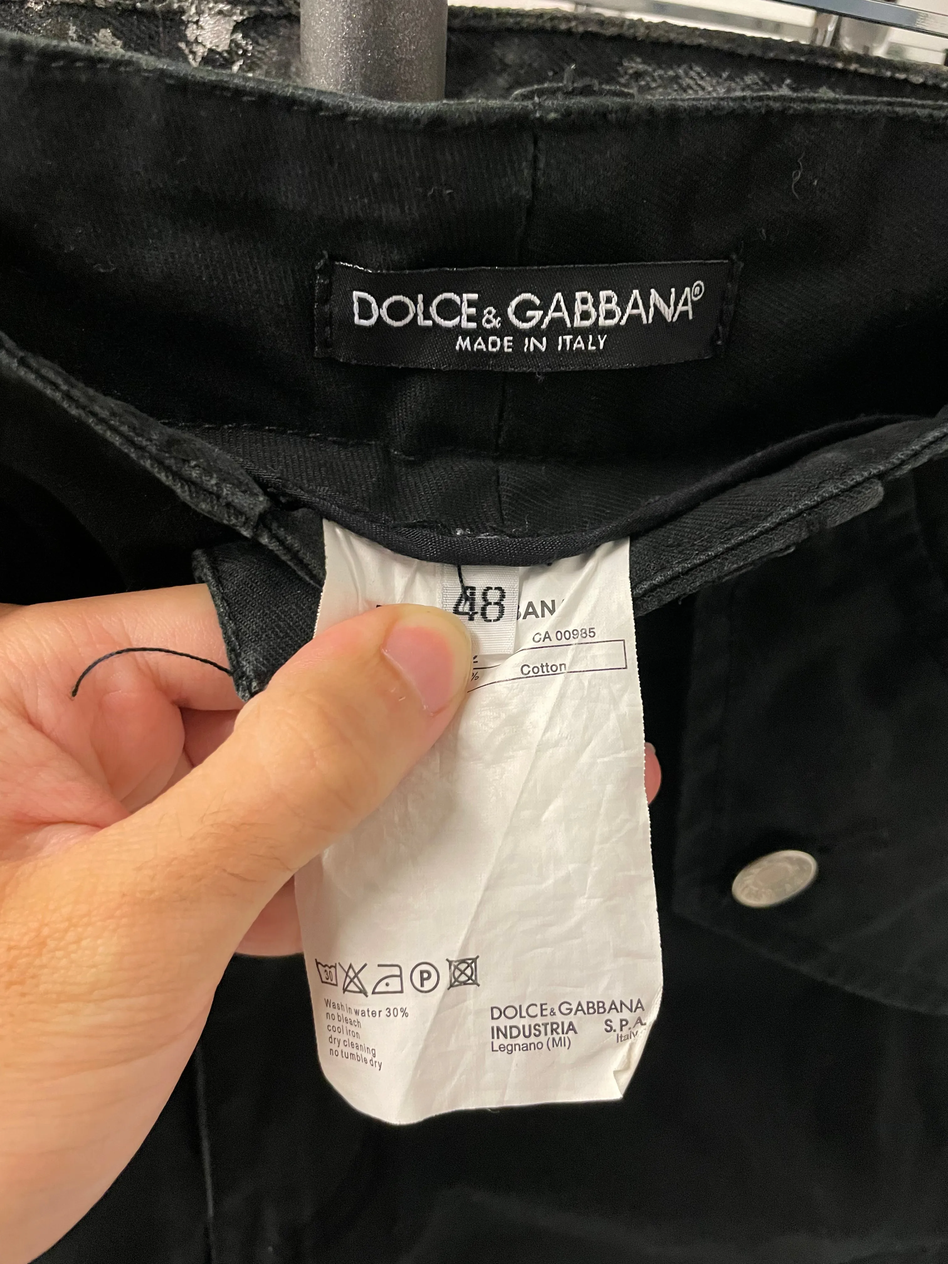 2000s Dolce & Gabbana zipper cargo pants
