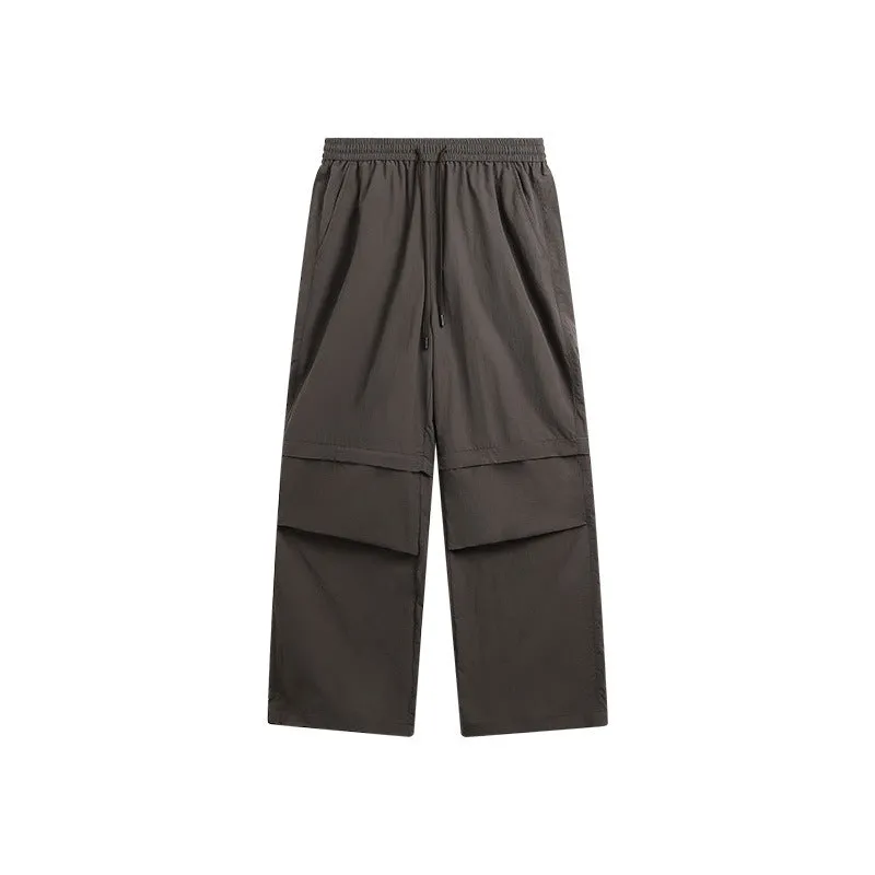 2024 Spring And Summer New Wide Leg Disassembly Pants One Pants Wear Waterproof Casual Big Leg Straight Pants For Men