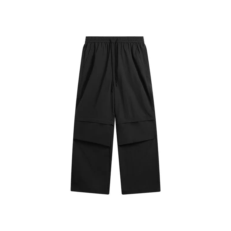 2024 Spring And Summer New Wide Leg Disassembly Pants One Pants Wear Waterproof Casual Big Leg Straight Pants For Men