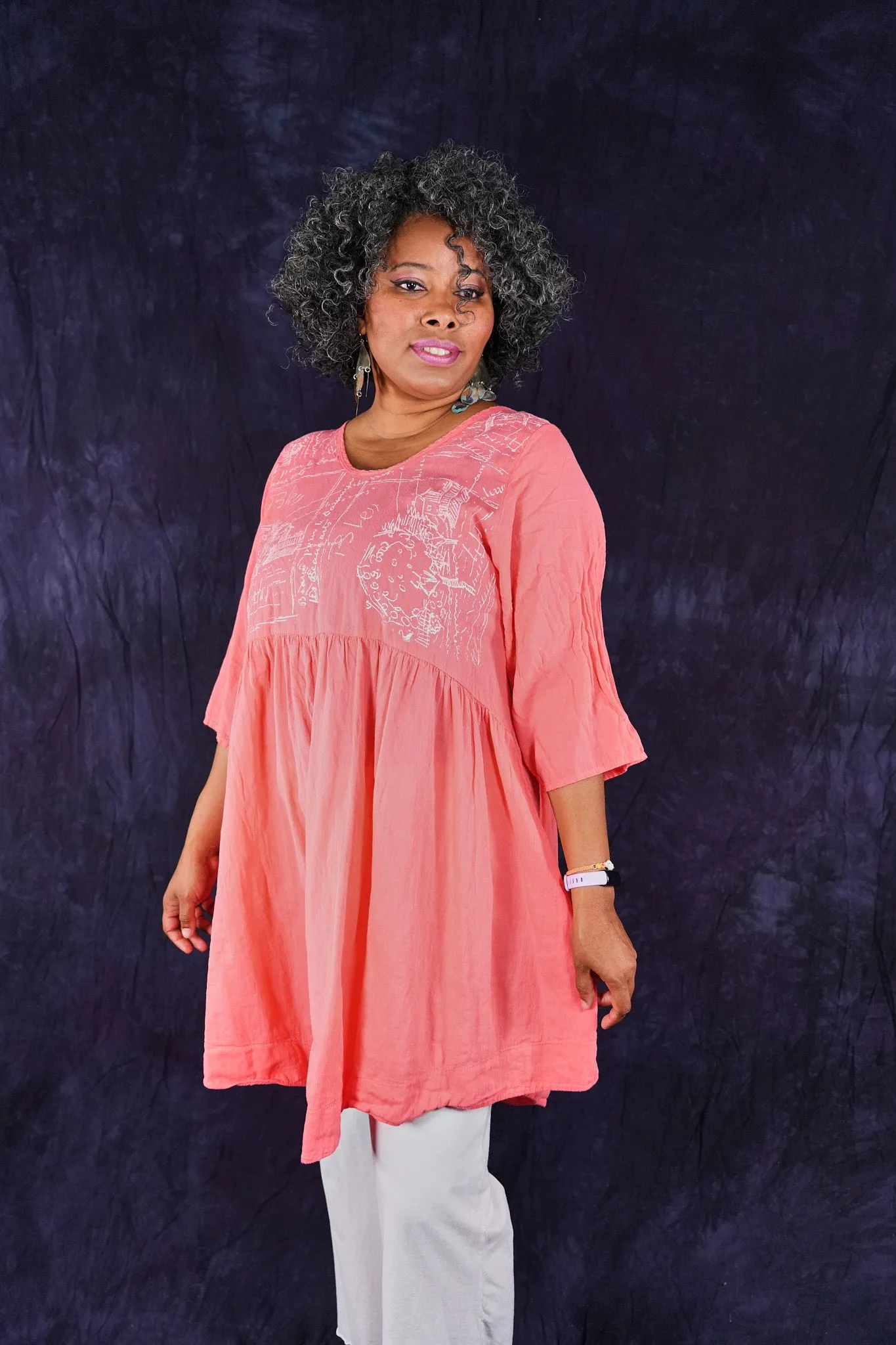 2259 Terrarium Tunic Geranium-P