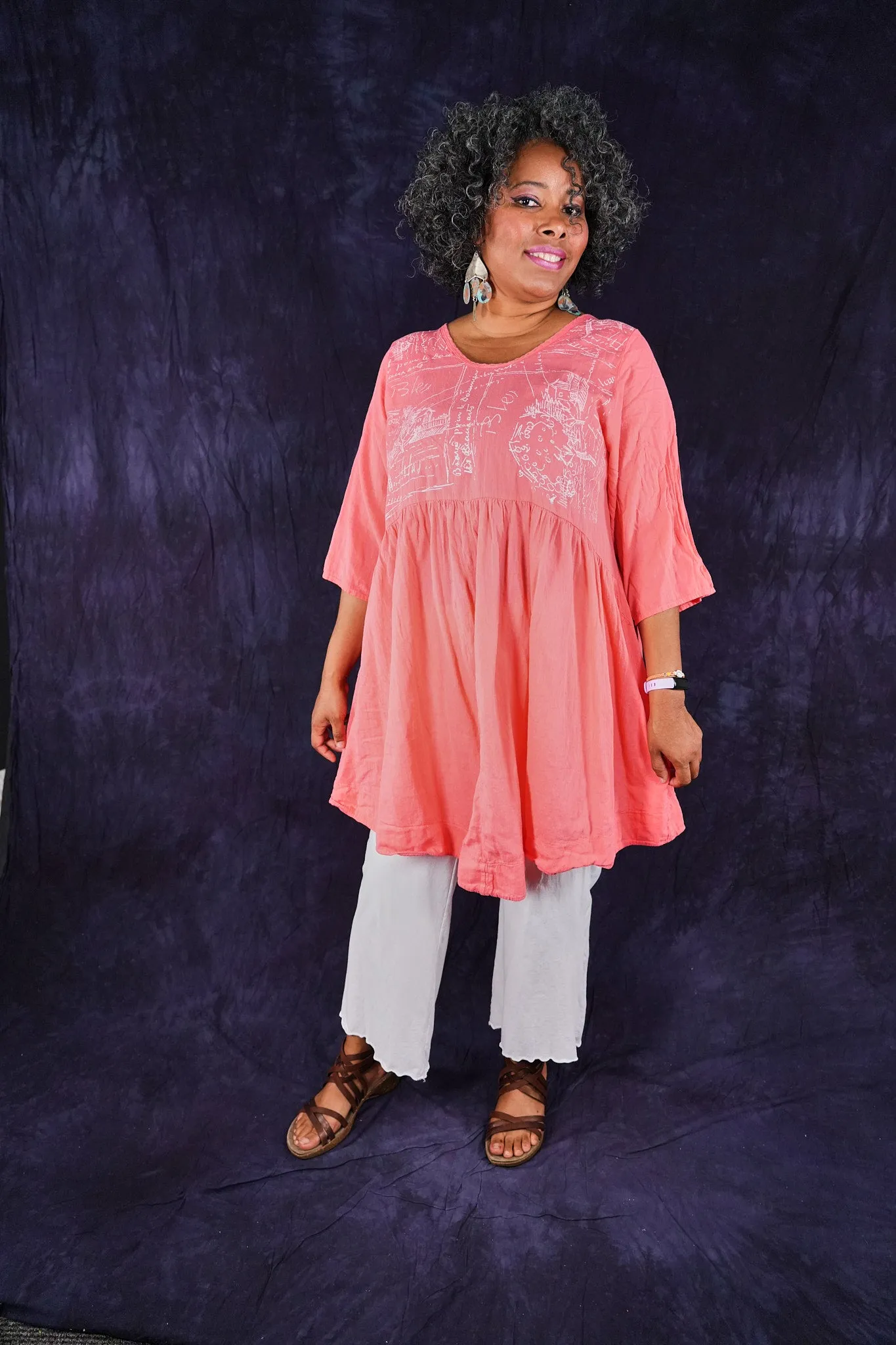2259 Terrarium Tunic Geranium-P