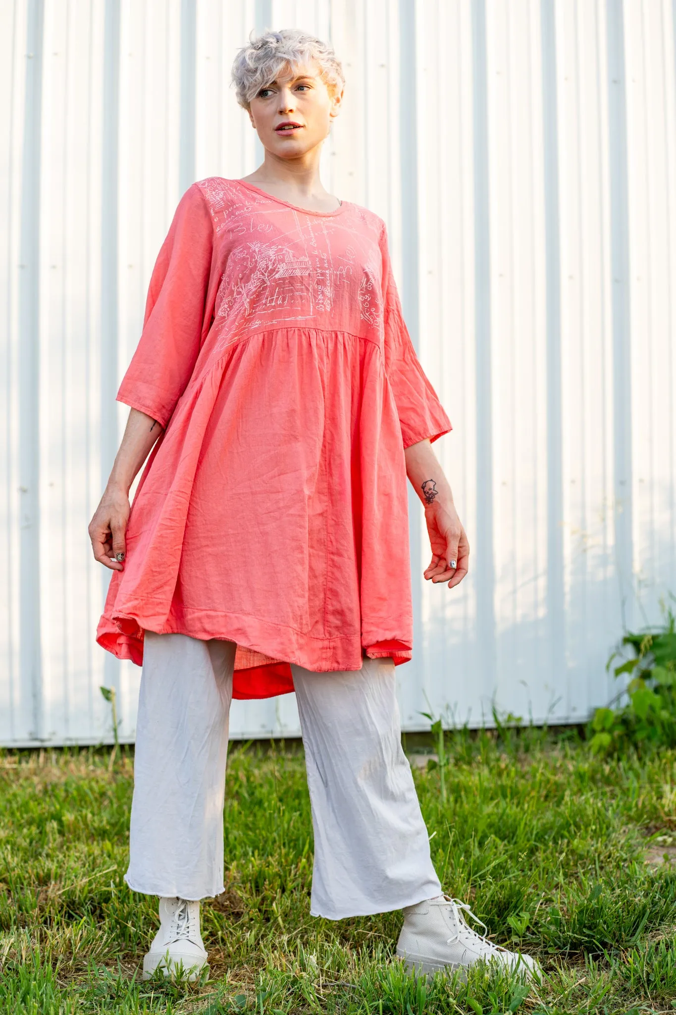2259 Terrarium Tunic Geranium-P