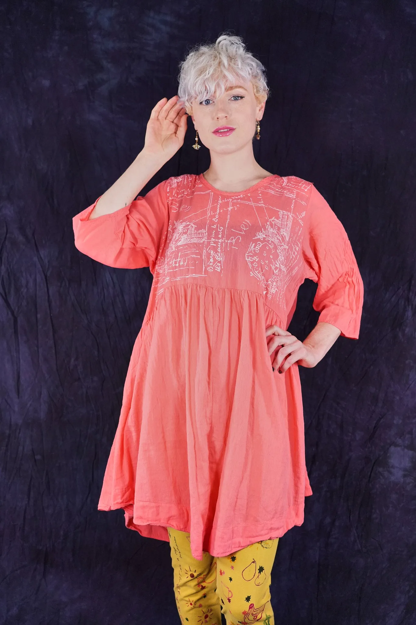 2259 Terrarium Tunic Geranium-P