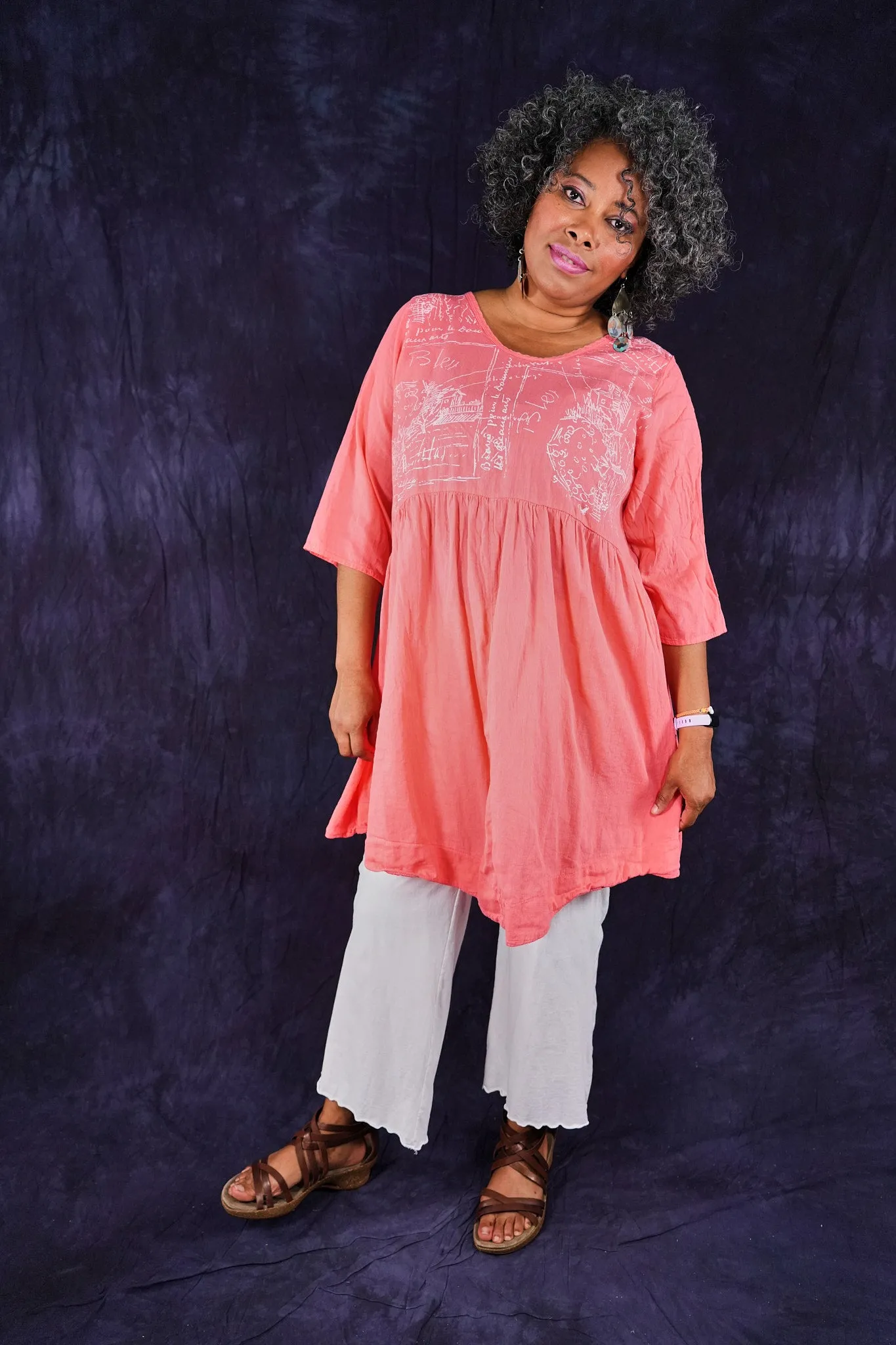 2259 Terrarium Tunic Geranium-P