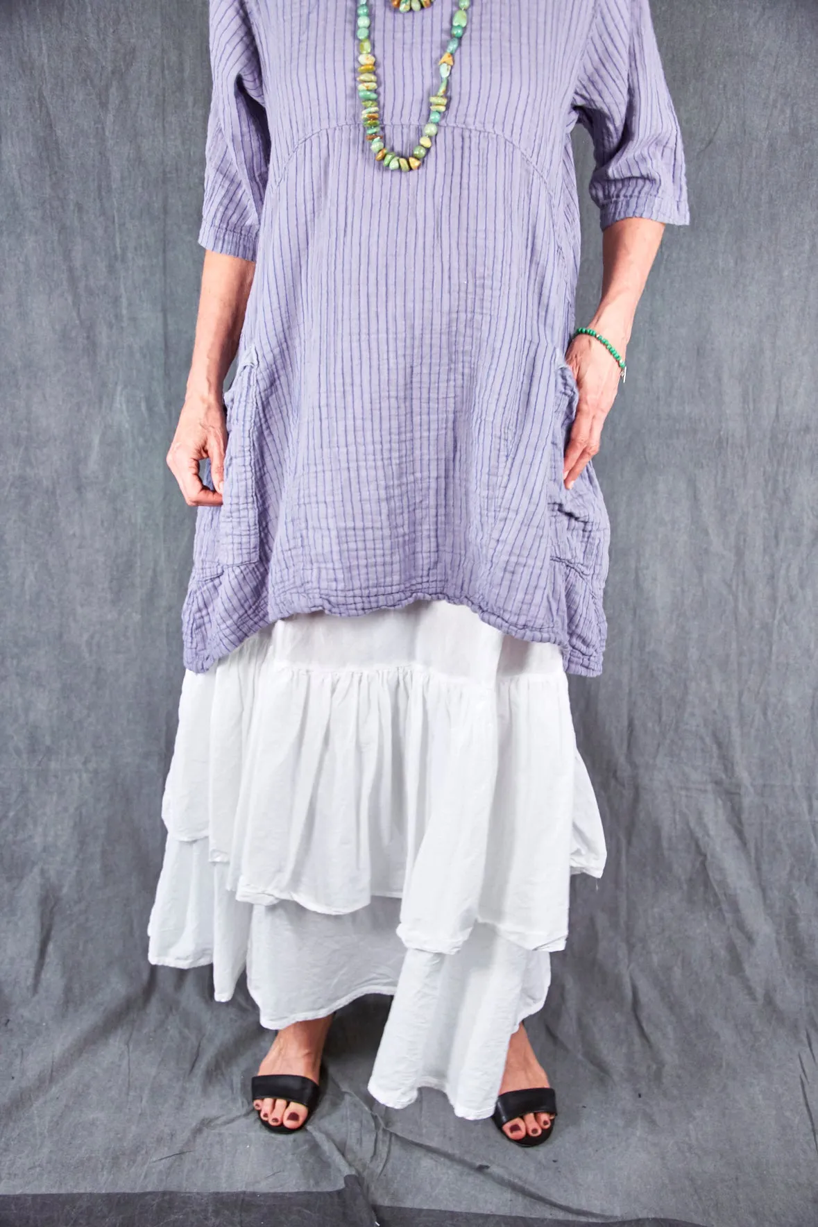 2270 Seaside Striped Tunic Amethyst-U