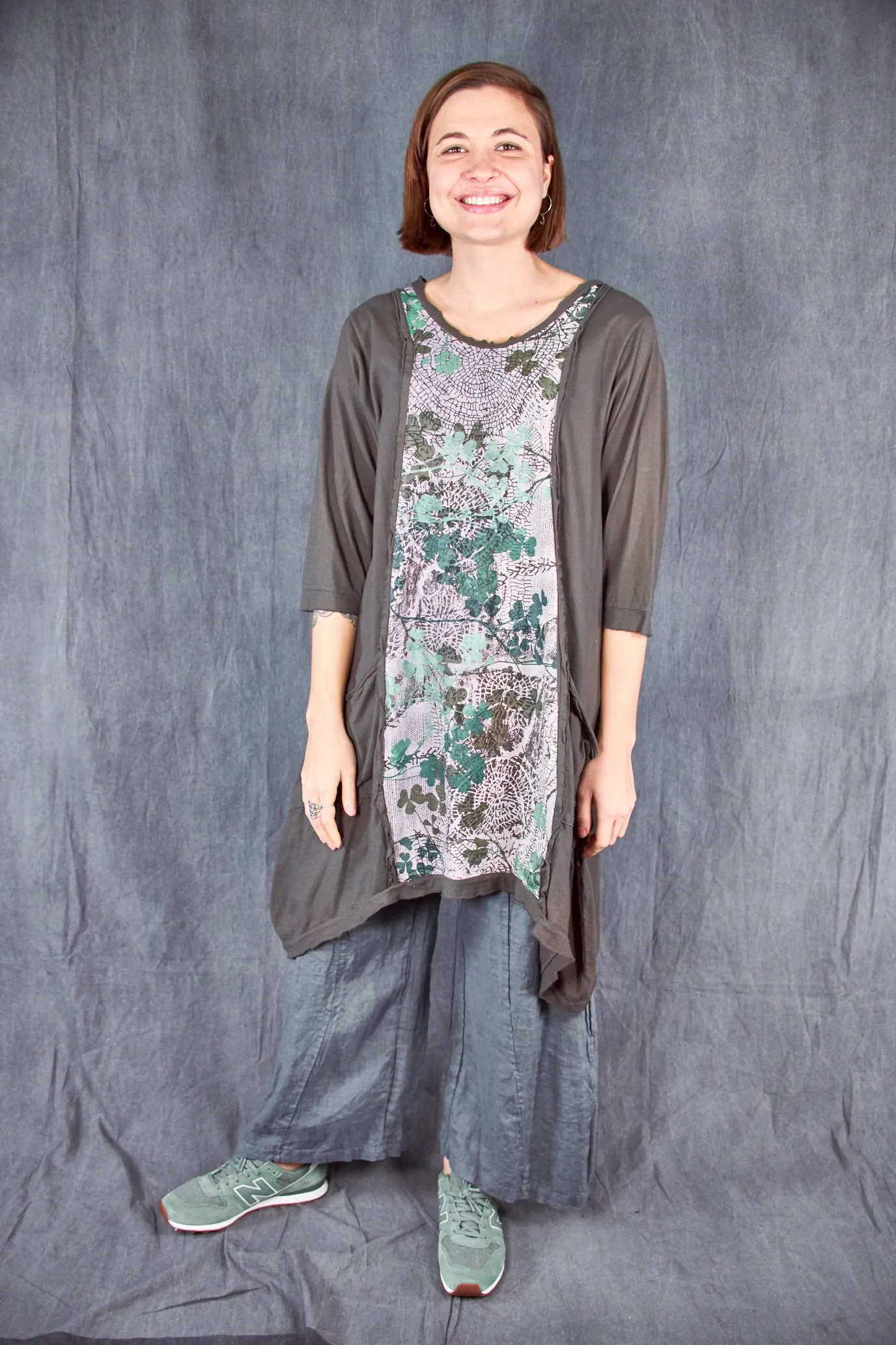 2313-Everyday Tunic-Deep Moss-Clover