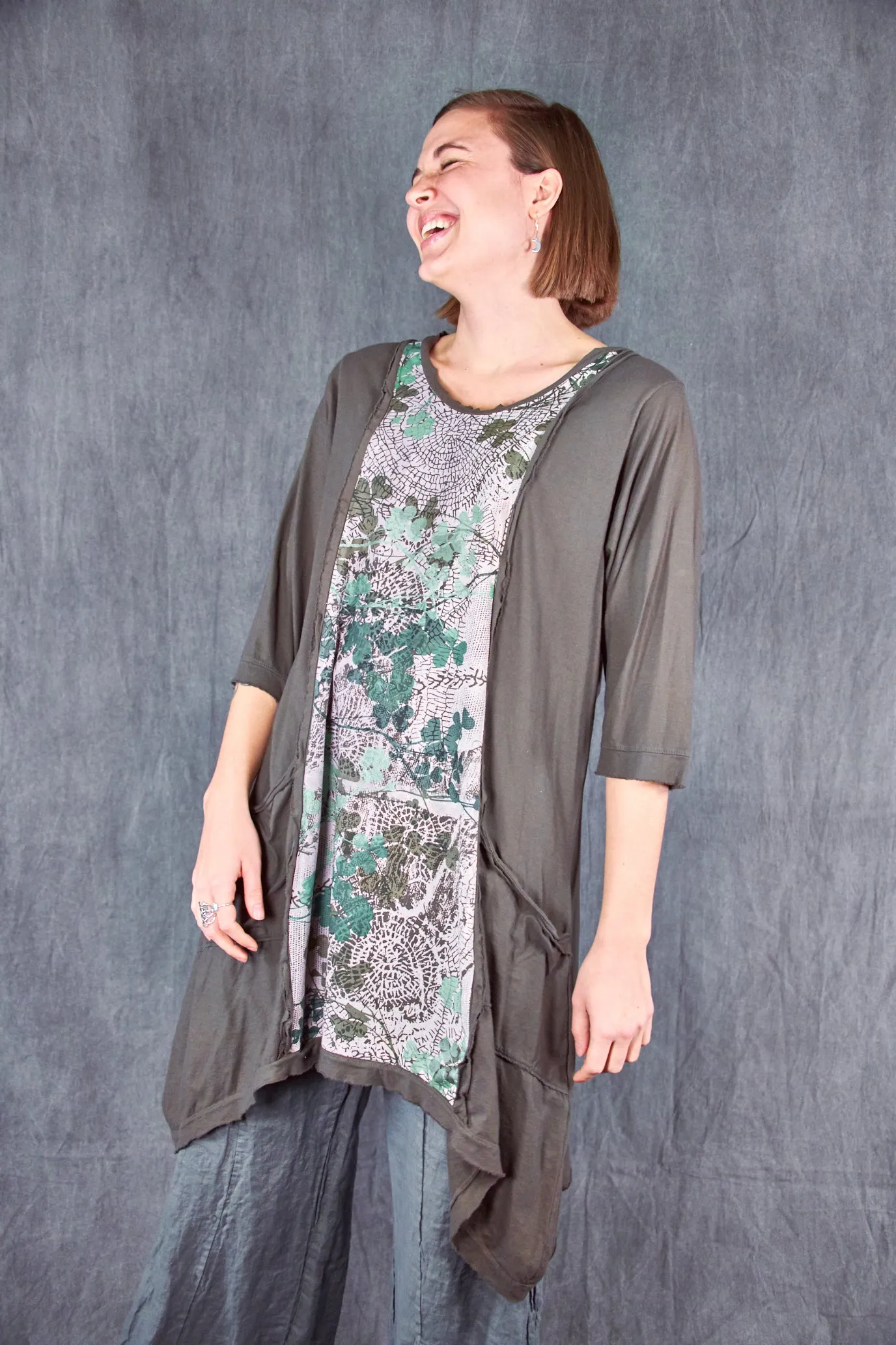 2313-Everyday Tunic-Deep Moss-Clover
