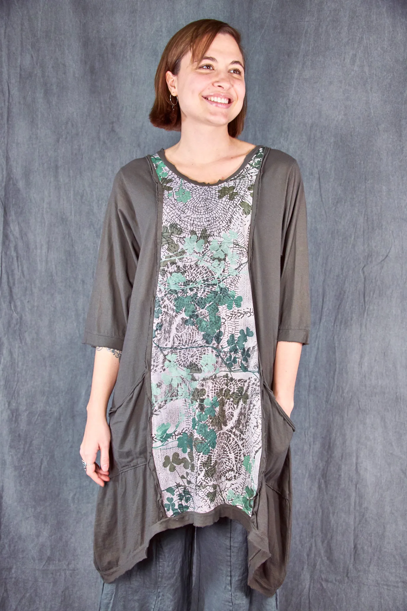 2313-Everyday Tunic-Deep Moss-Clover