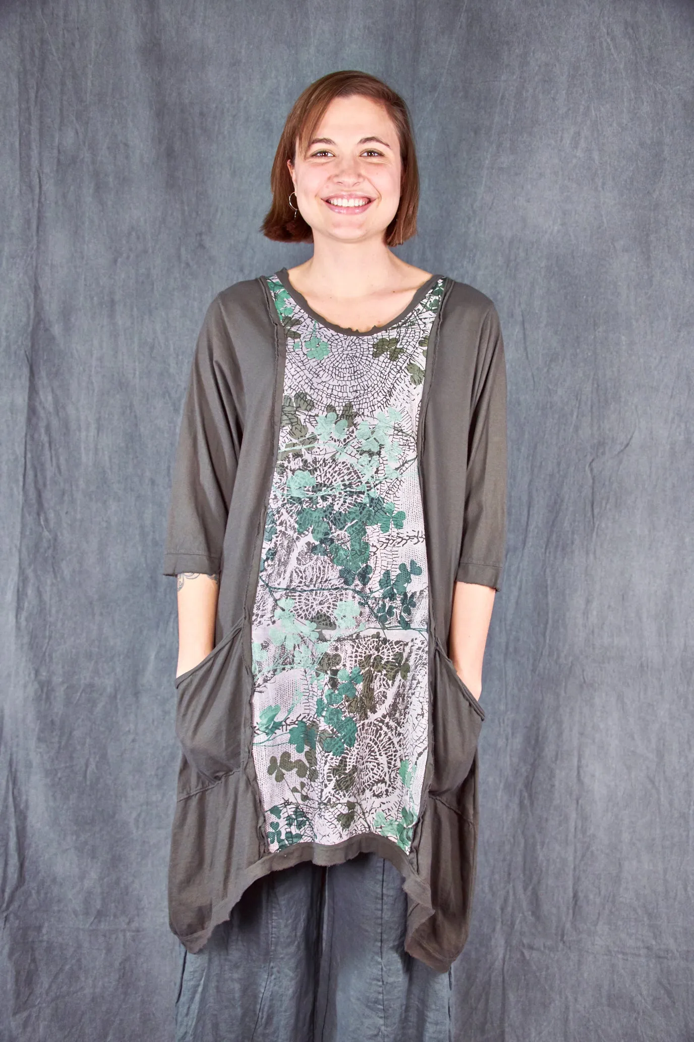 2313-Everyday Tunic-Deep Moss-Clover