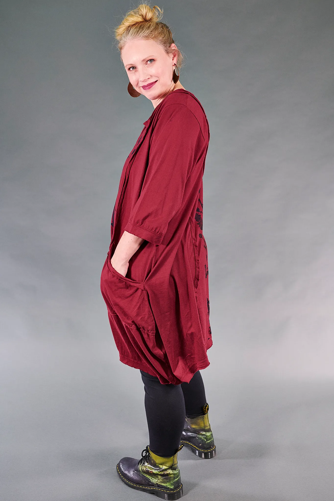 2313 Everyday Vector Tunic-Rowan-Botanic Silhouette