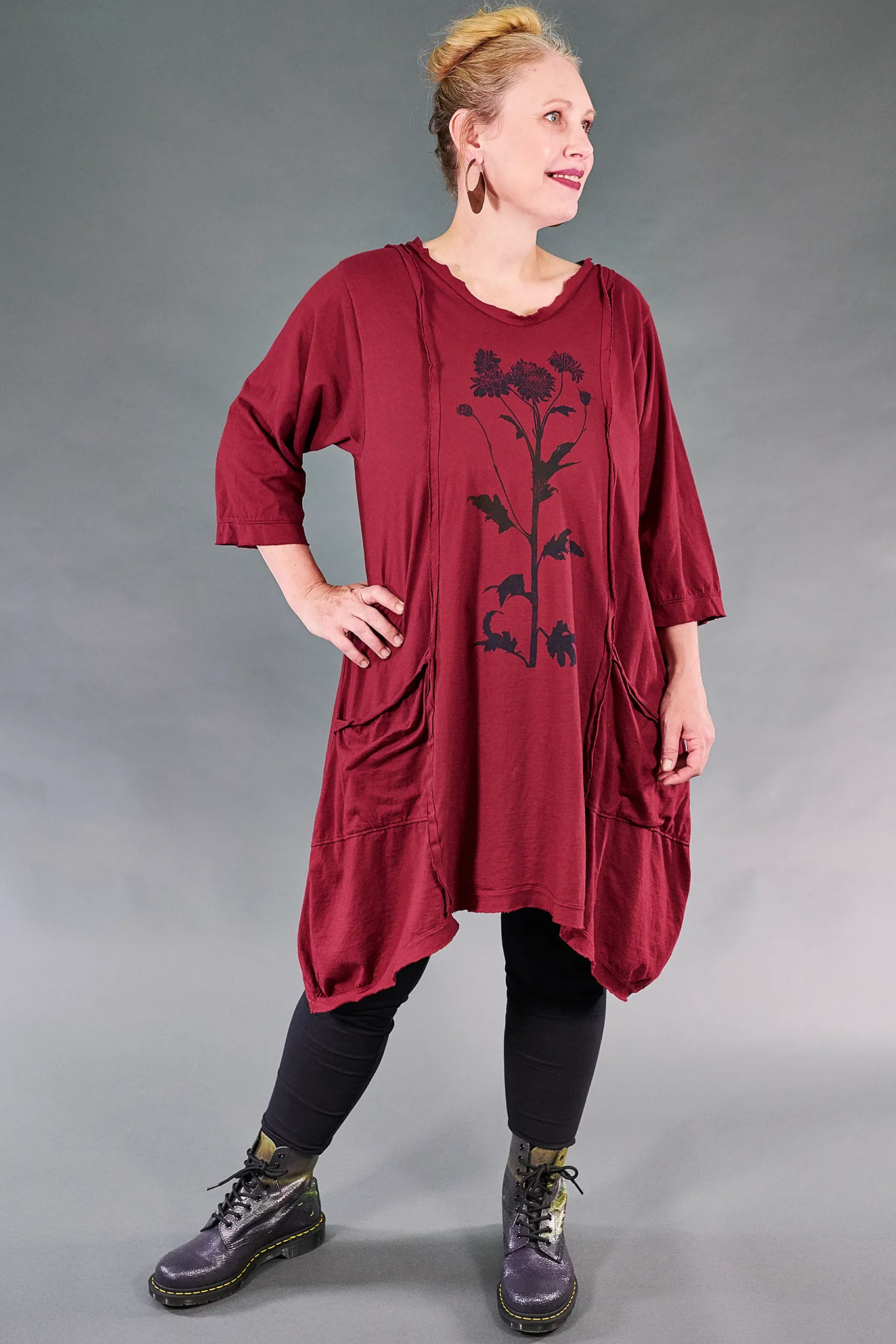 2313 Everyday Vector Tunic-Rowan-Botanic Silhouette