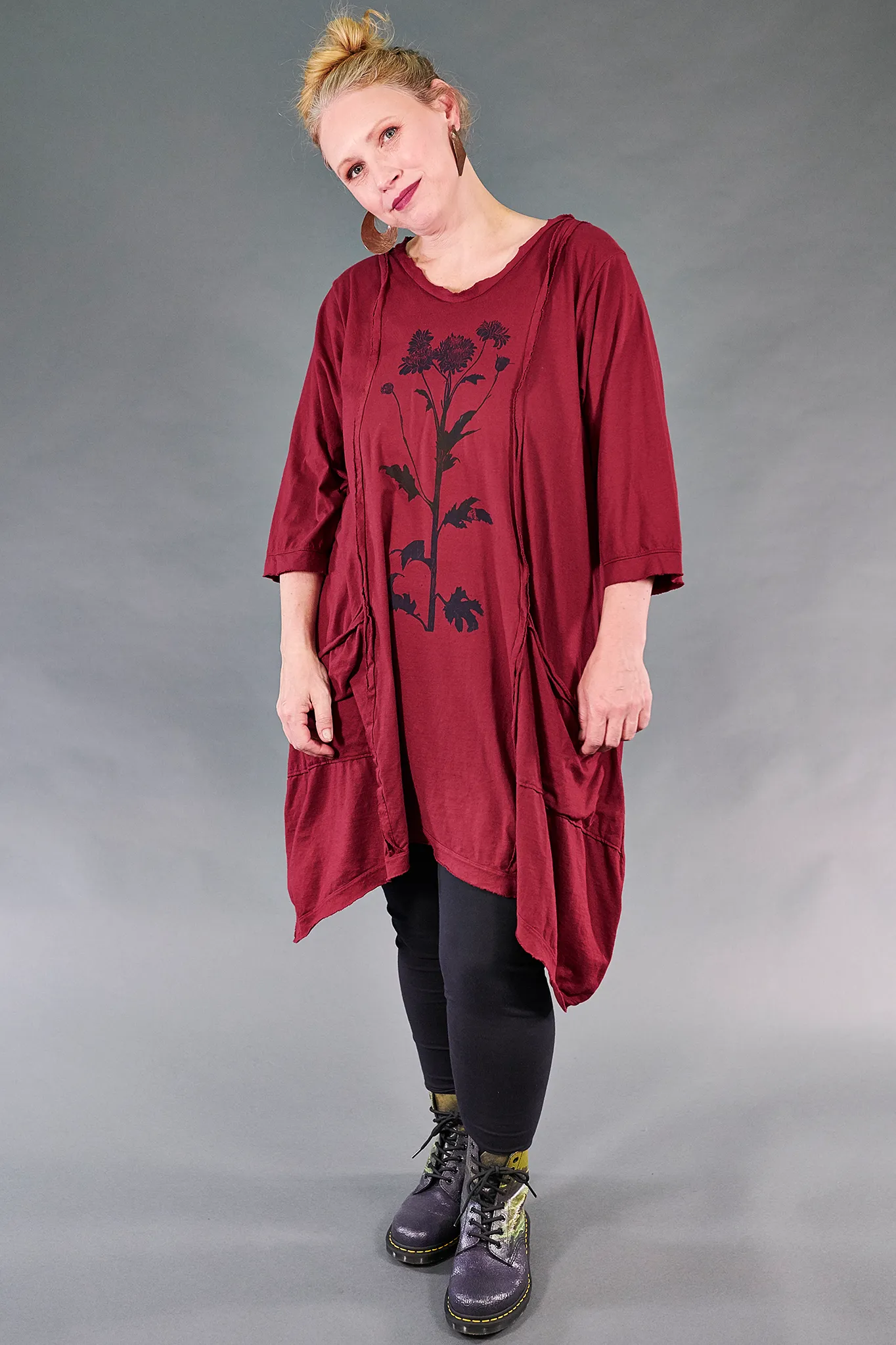 2313 Everyday Vector Tunic-Rowan-Botanic Silhouette