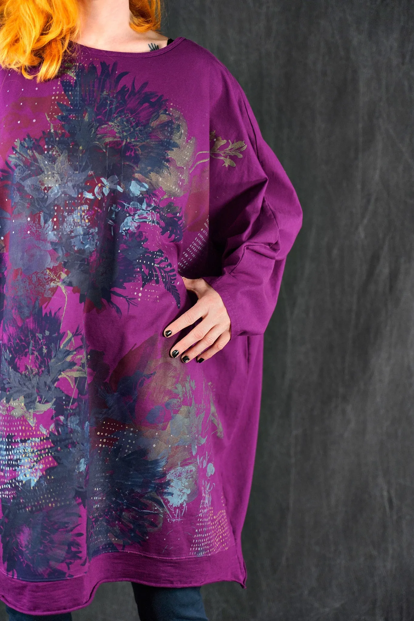 2354-2 Traveller Sweatshirt Fuchsia-P