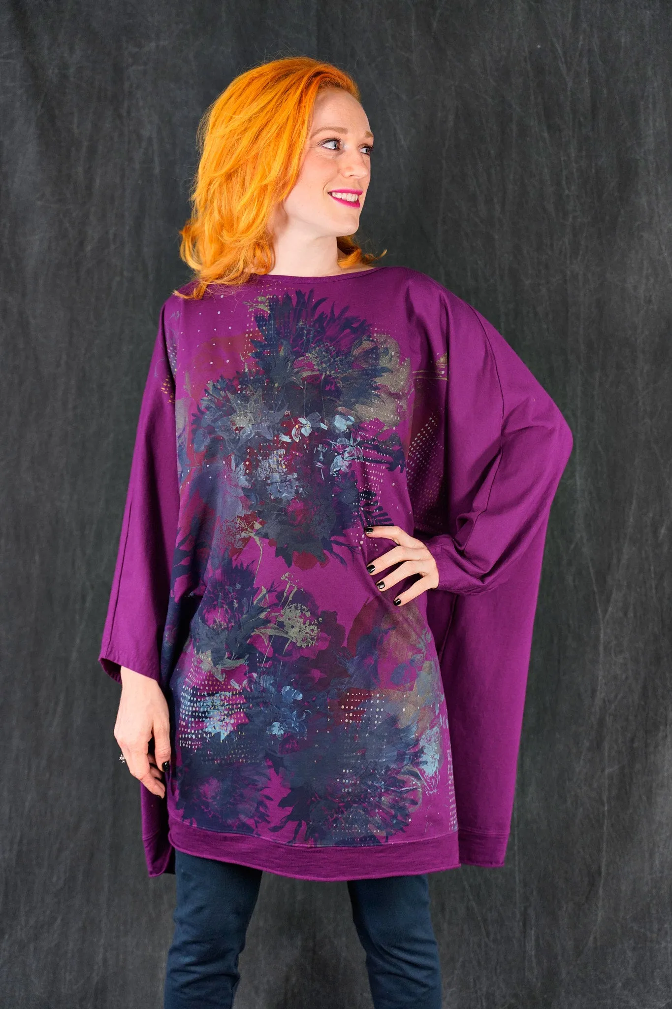 2354-2 Traveller Sweatshirt Fuchsia-P