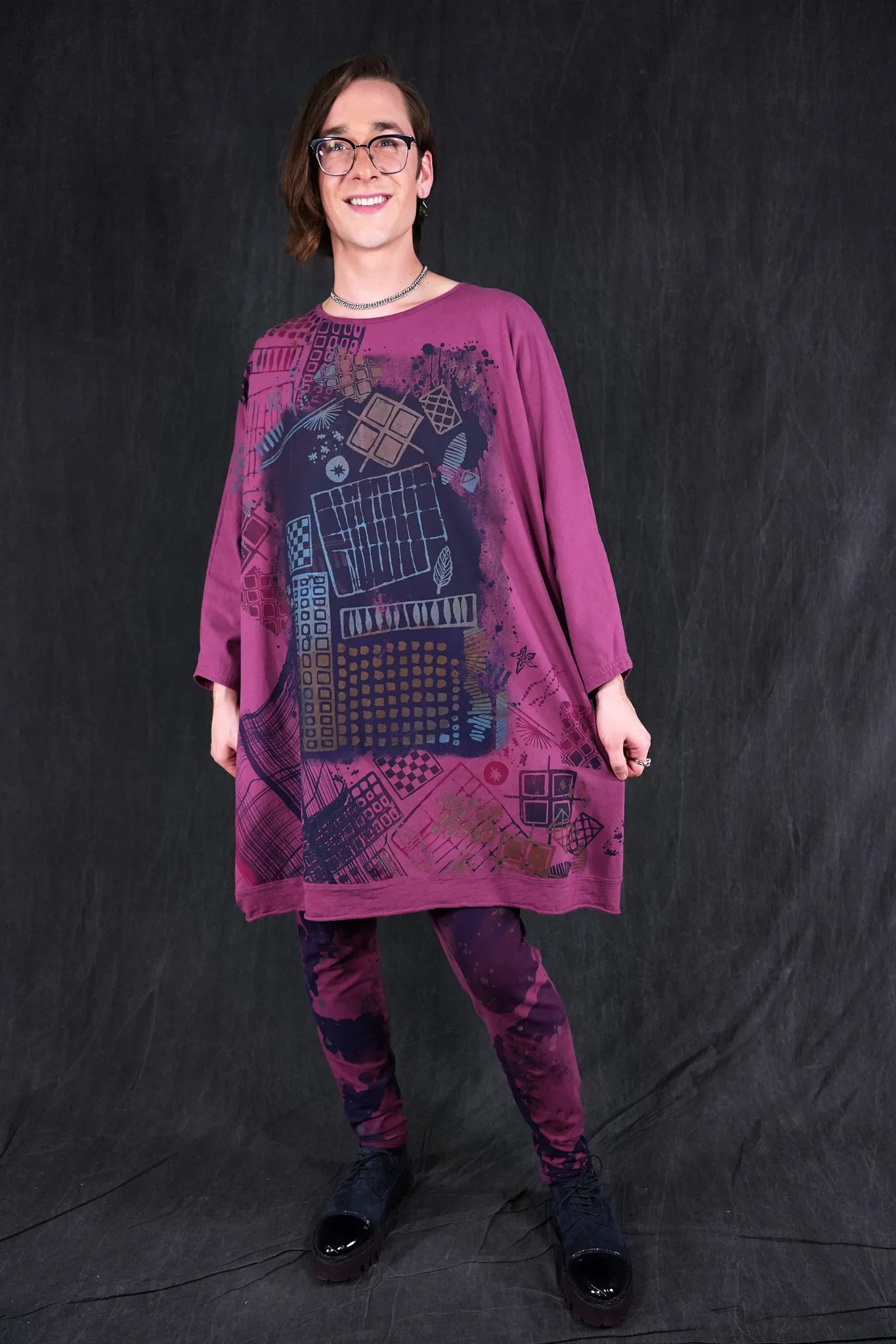2354-2 Traveller Sweatshirt Pokeberry-P