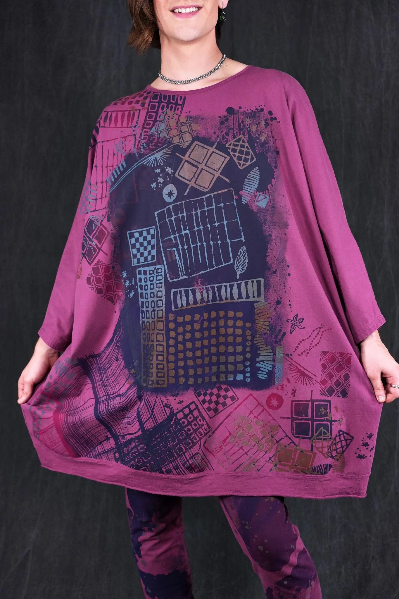 2354-2 Traveller Sweatshirt Pokeberry-P