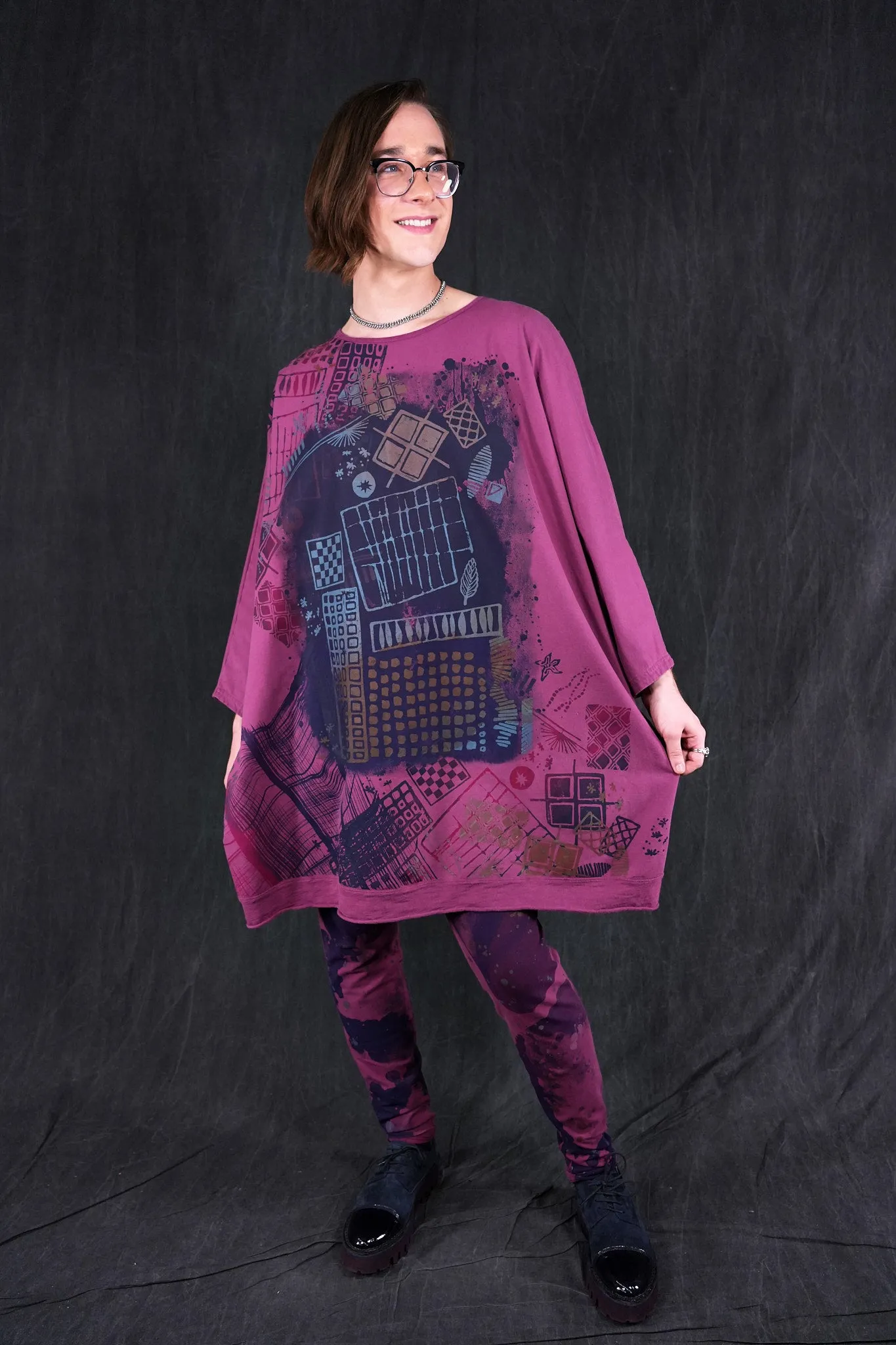 2354-2 Traveller Sweatshirt Pokeberry-P