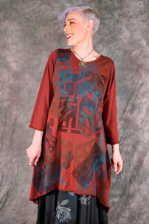 2361 Colorwheel Tunic Henna-P
