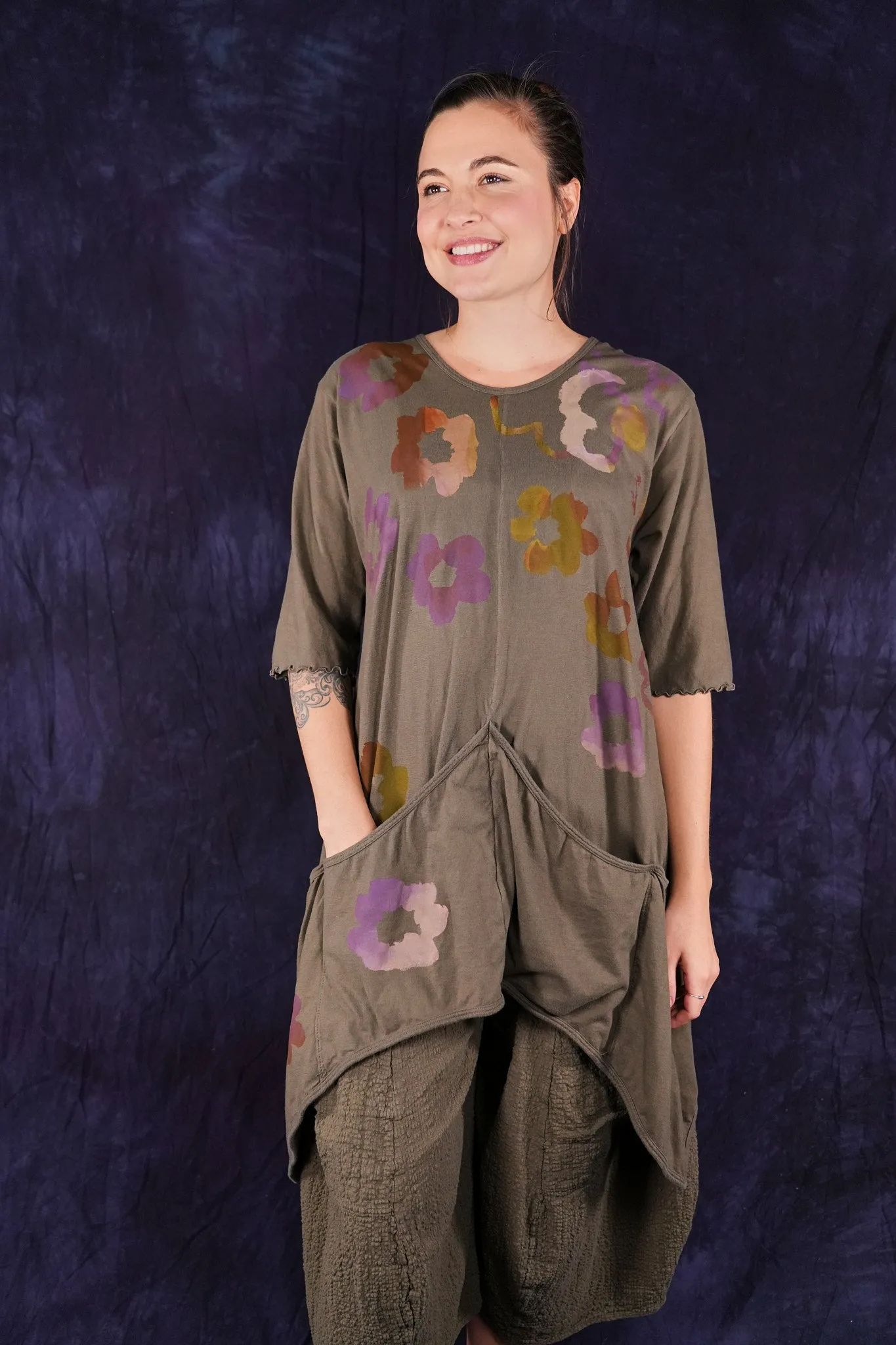 2370 Four Pocket Tunic Earth-P