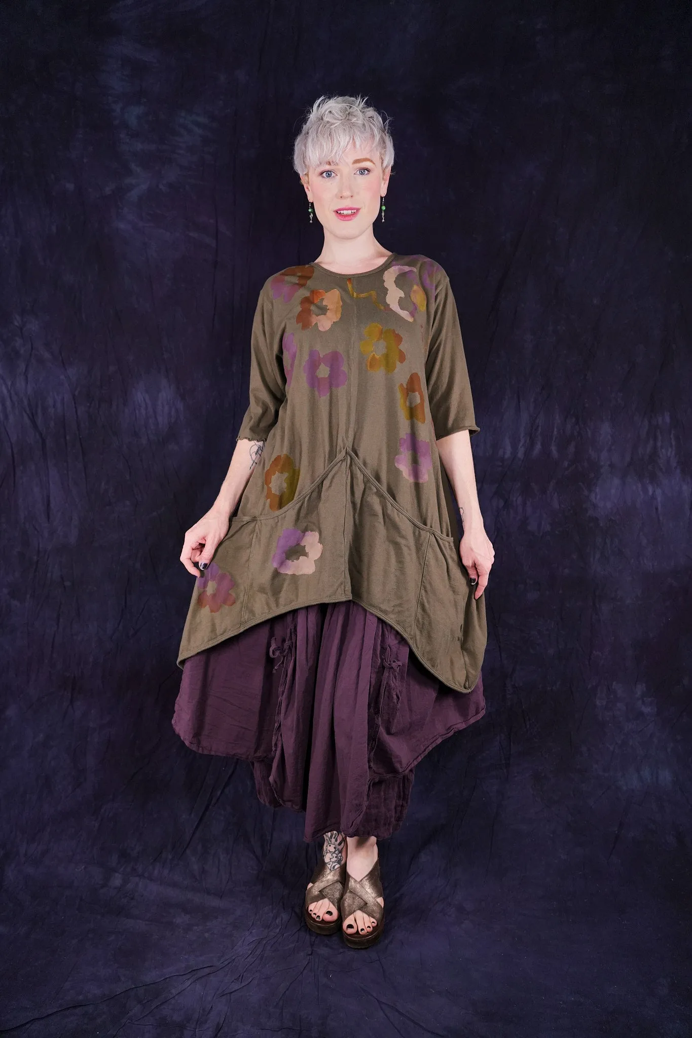 2370 Four Pocket Tunic Earth-P