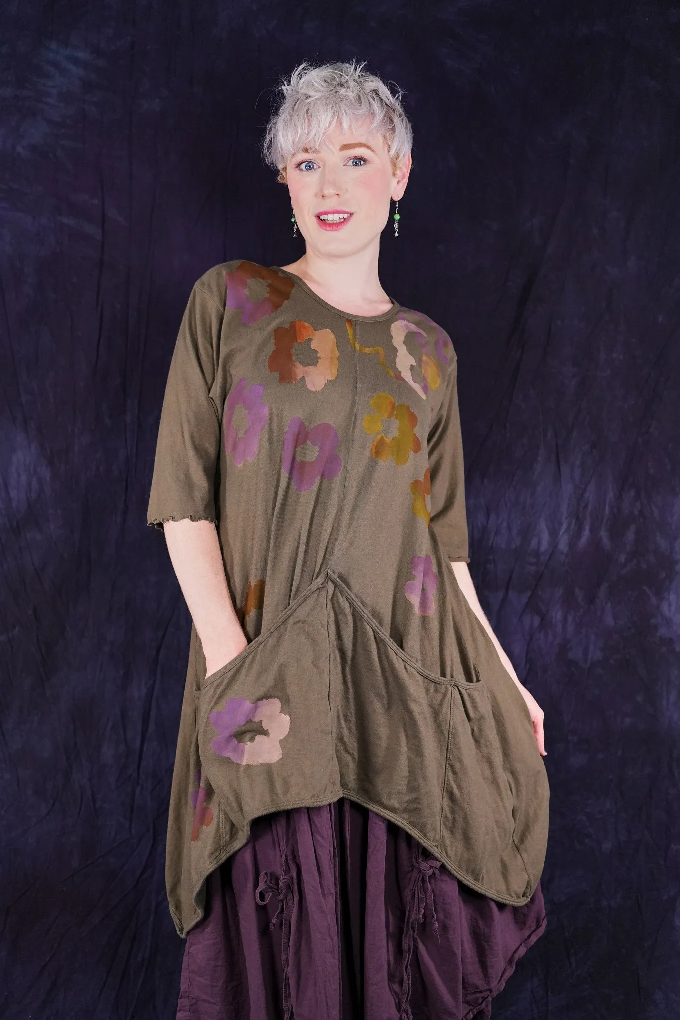 2370 Four Pocket Tunic Earth-P