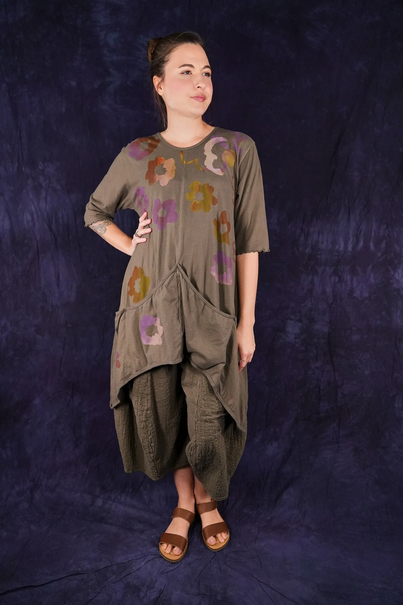 2370 Four Pocket Tunic Earth-P