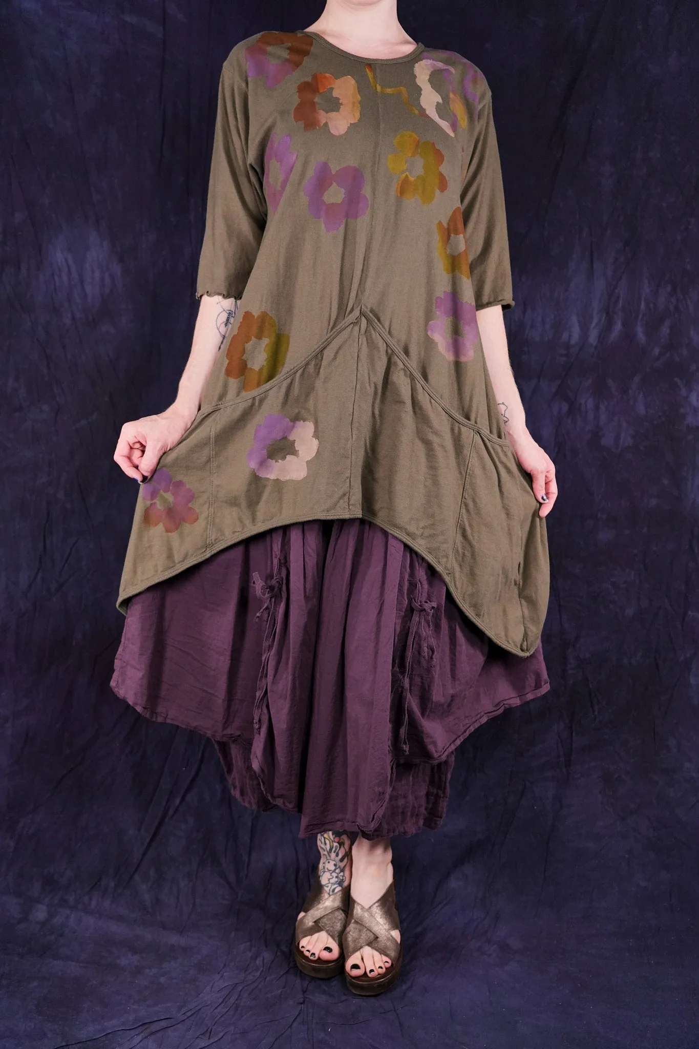 2370 Four Pocket Tunic Earth-P