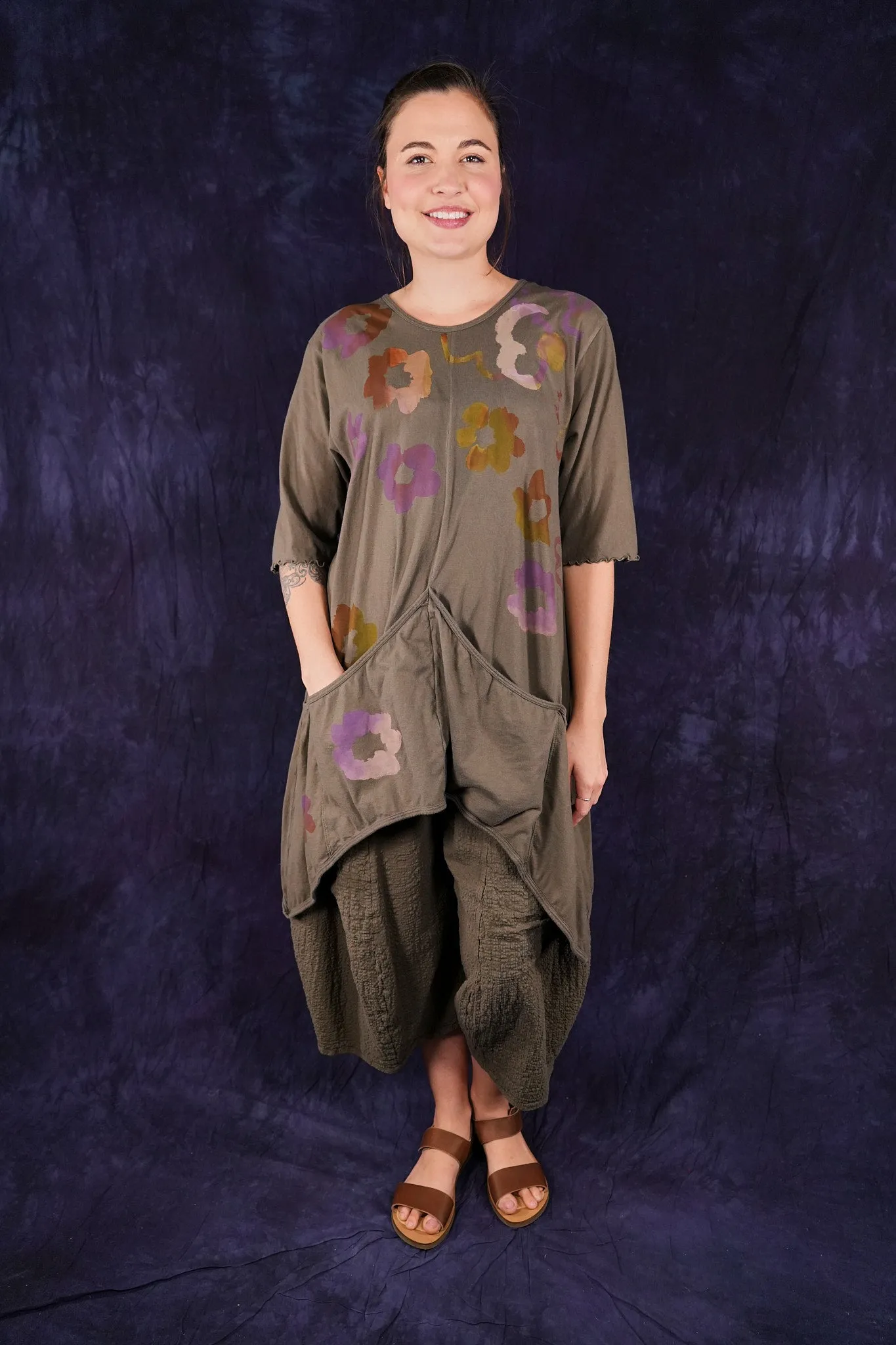 2370 Four Pocket Tunic Earth-P