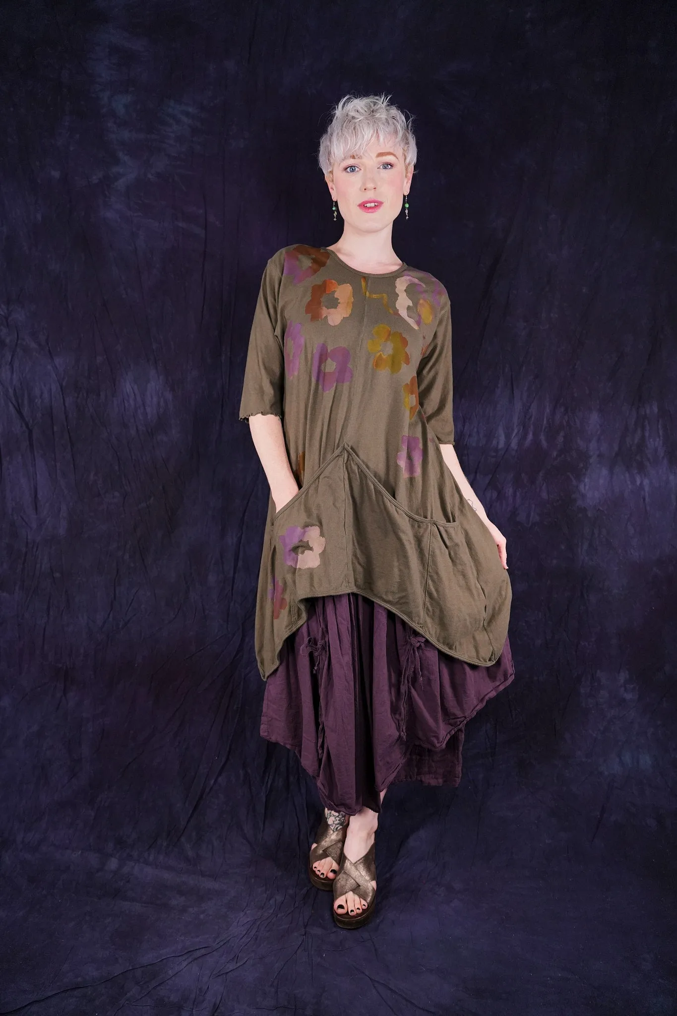 2370 Four Pocket Tunic Earth-P