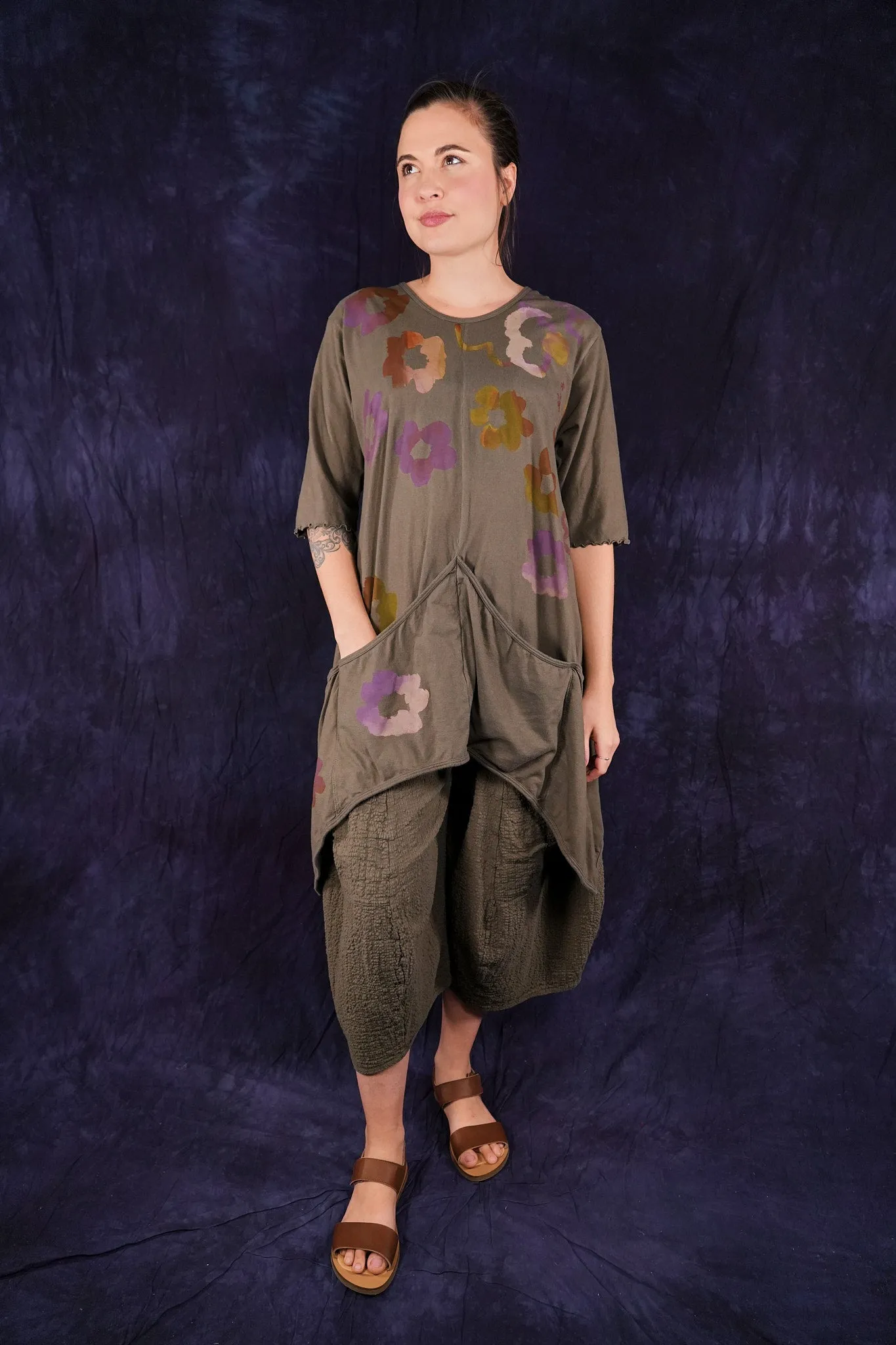 2370 Four Pocket Tunic Earth-P