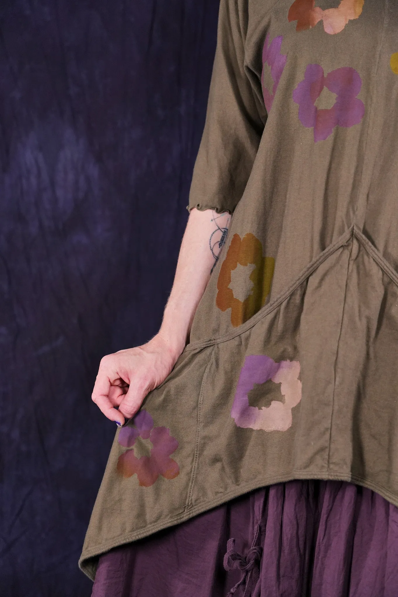 2370 Four Pocket Tunic Earth-P