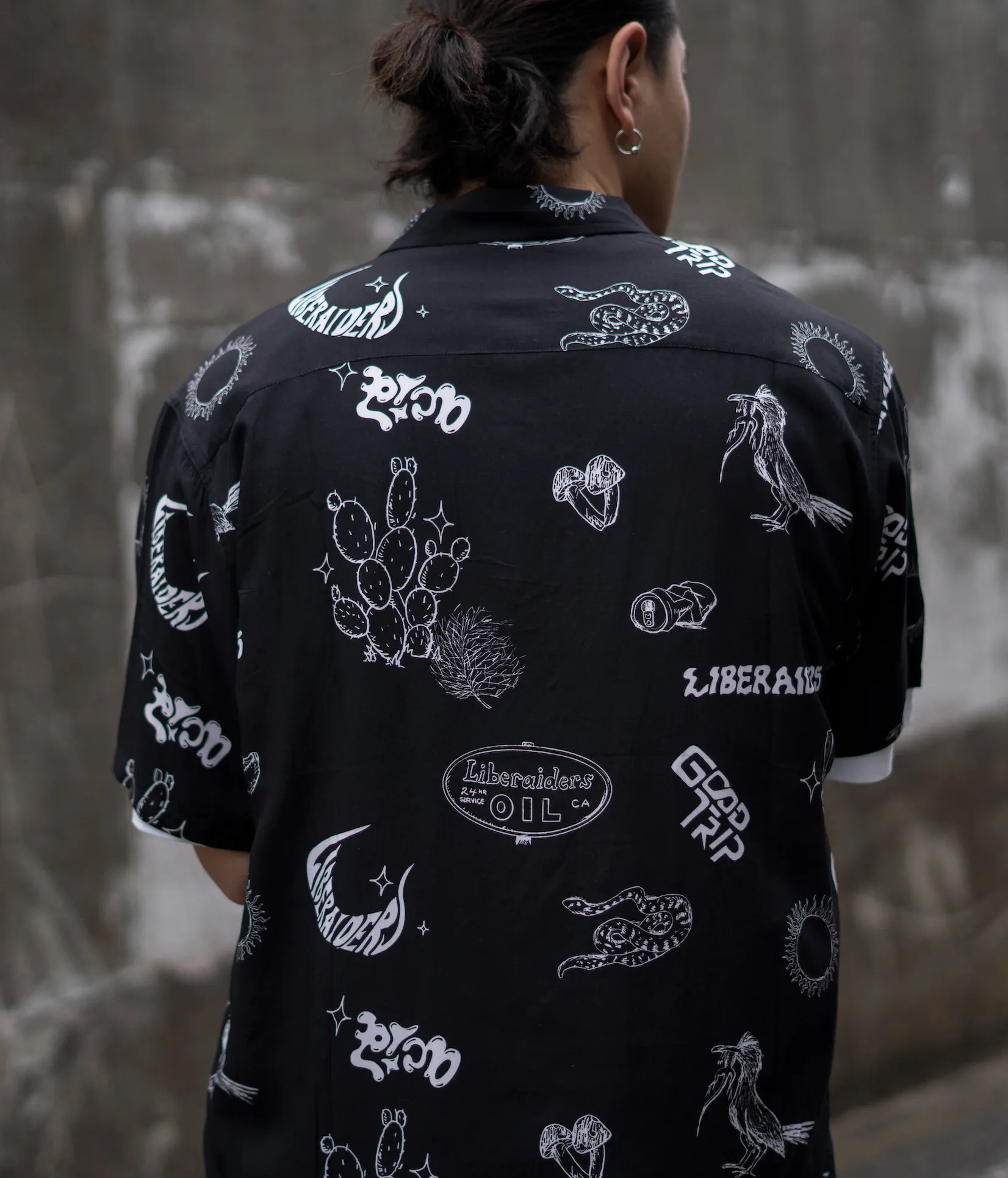 【30%OFF】Liberaiders HIGH DESERT RAYON SHIRT (Black)