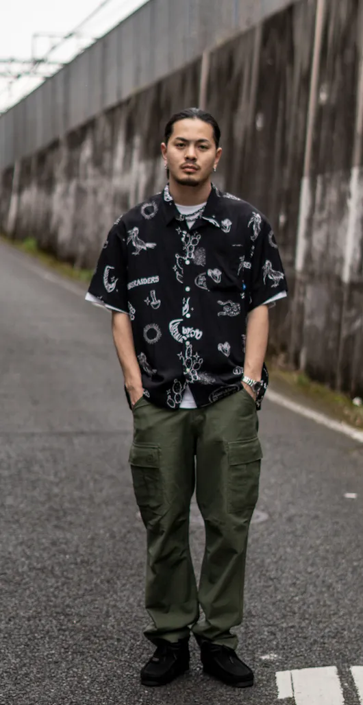 【30%OFF】Liberaiders HIGH DESERT RAYON SHIRT (Black)