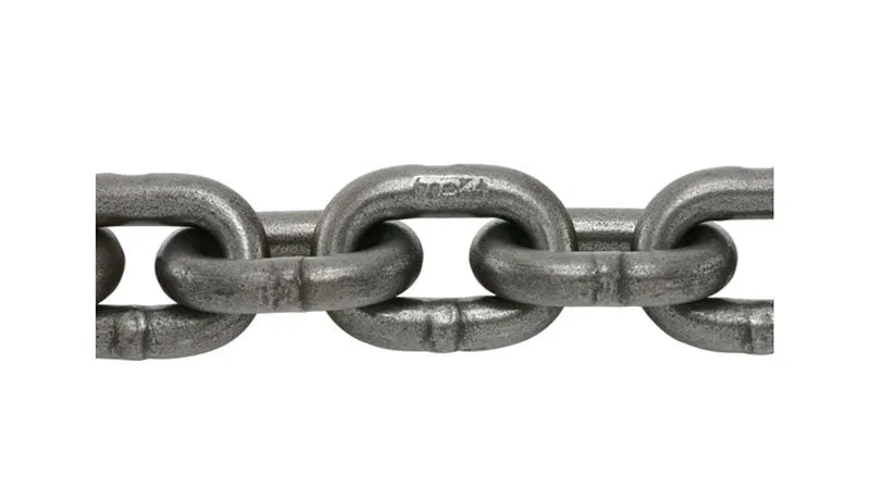 3/8" x 20' G40 Tie Down Chain with Clevis Grab Hooks